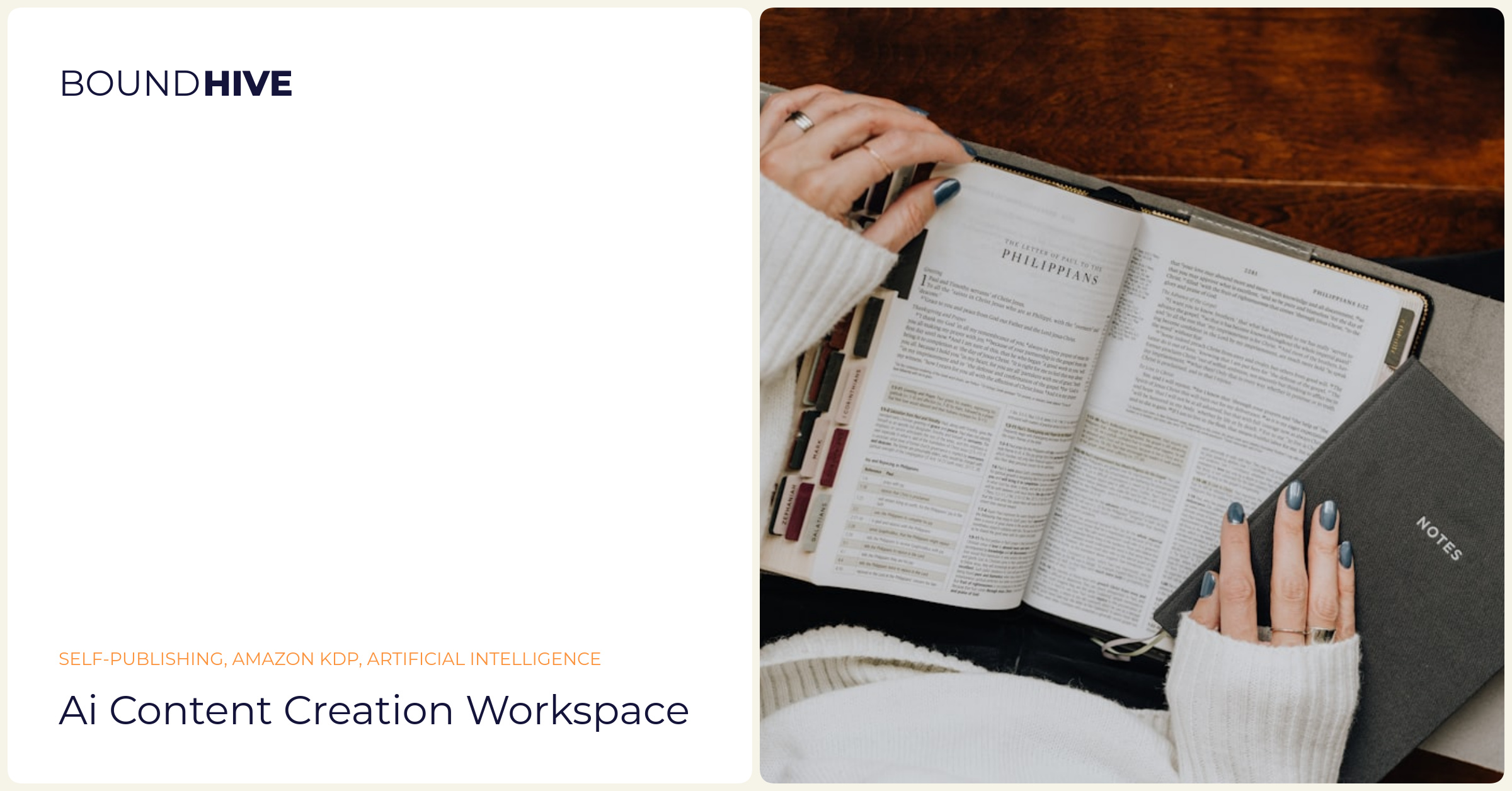 AI Content Workspace AI content creation workspace
