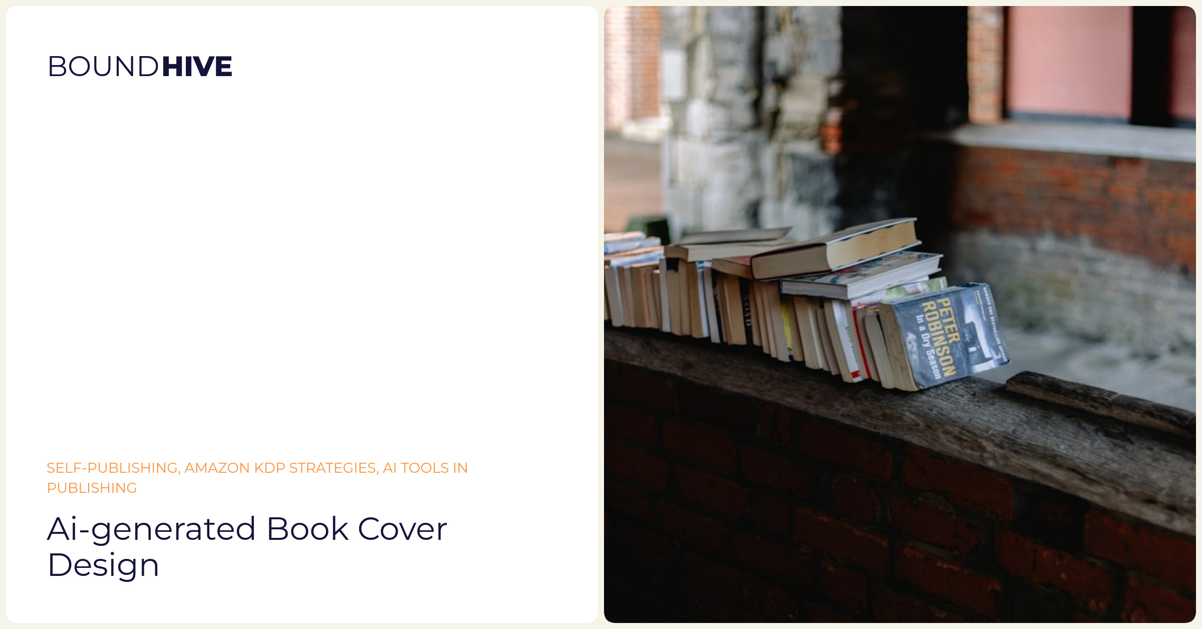 AI-generated book cover design