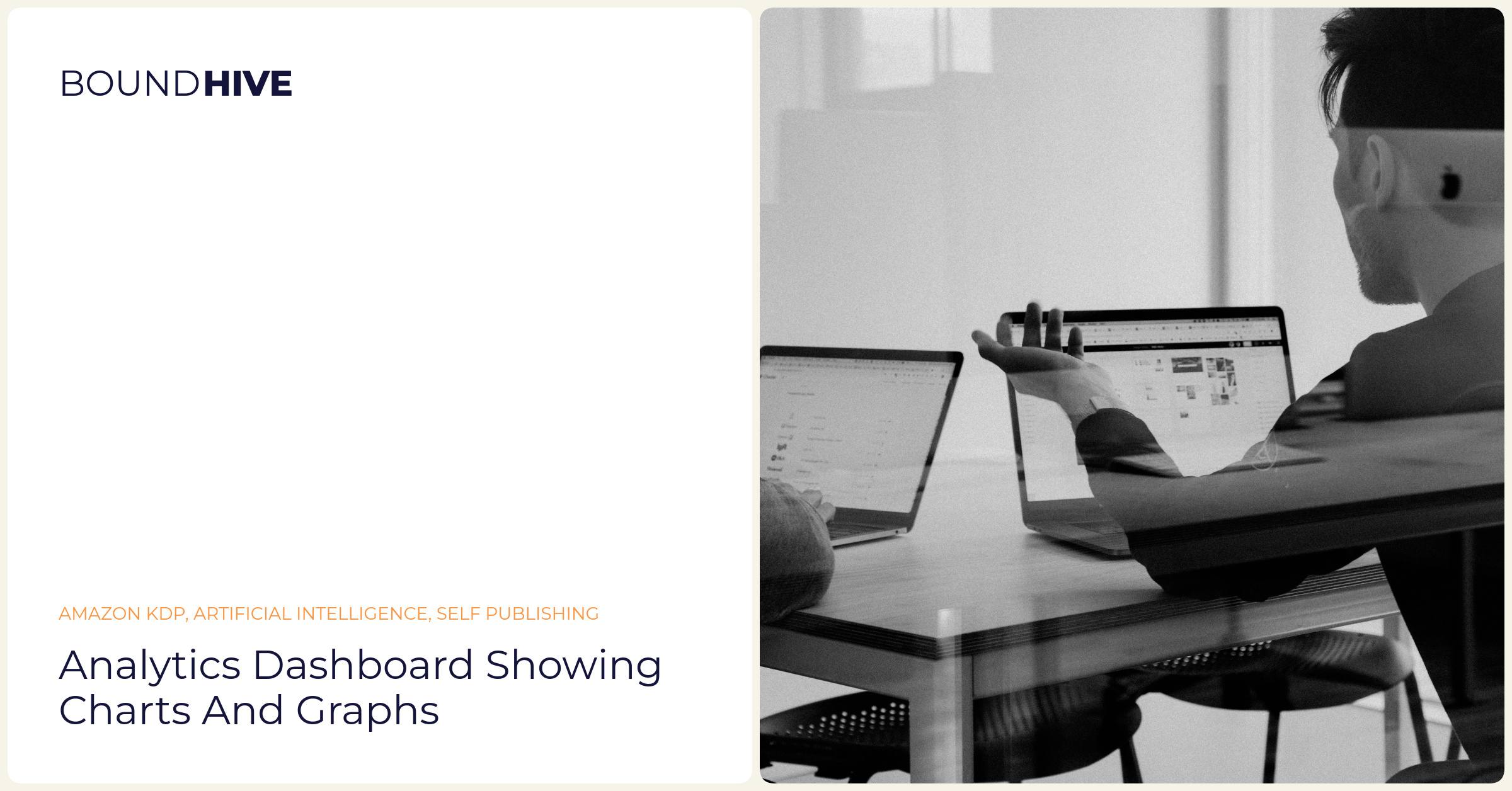 Analytics dashboard showing charts and graphs