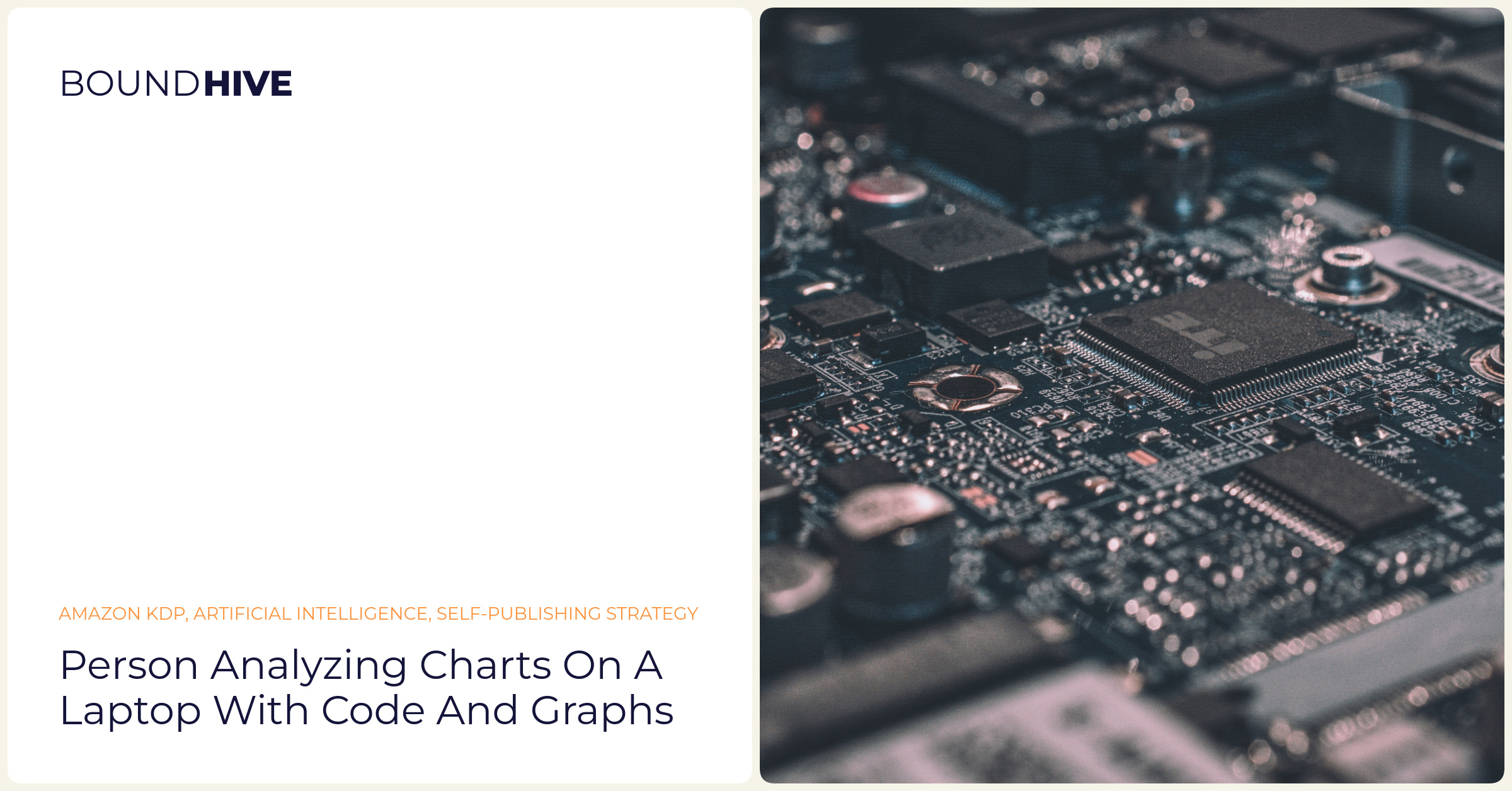 Using analytics and AI tools to optimize KDP performance Person analyzing charts on a laptop with code and graphs
