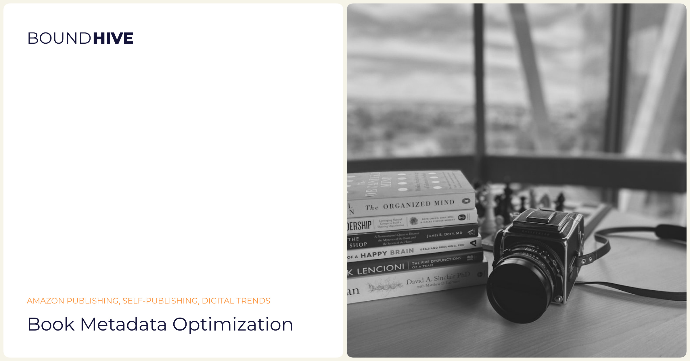 Optimized metadata for better visibility Book metadata optimization