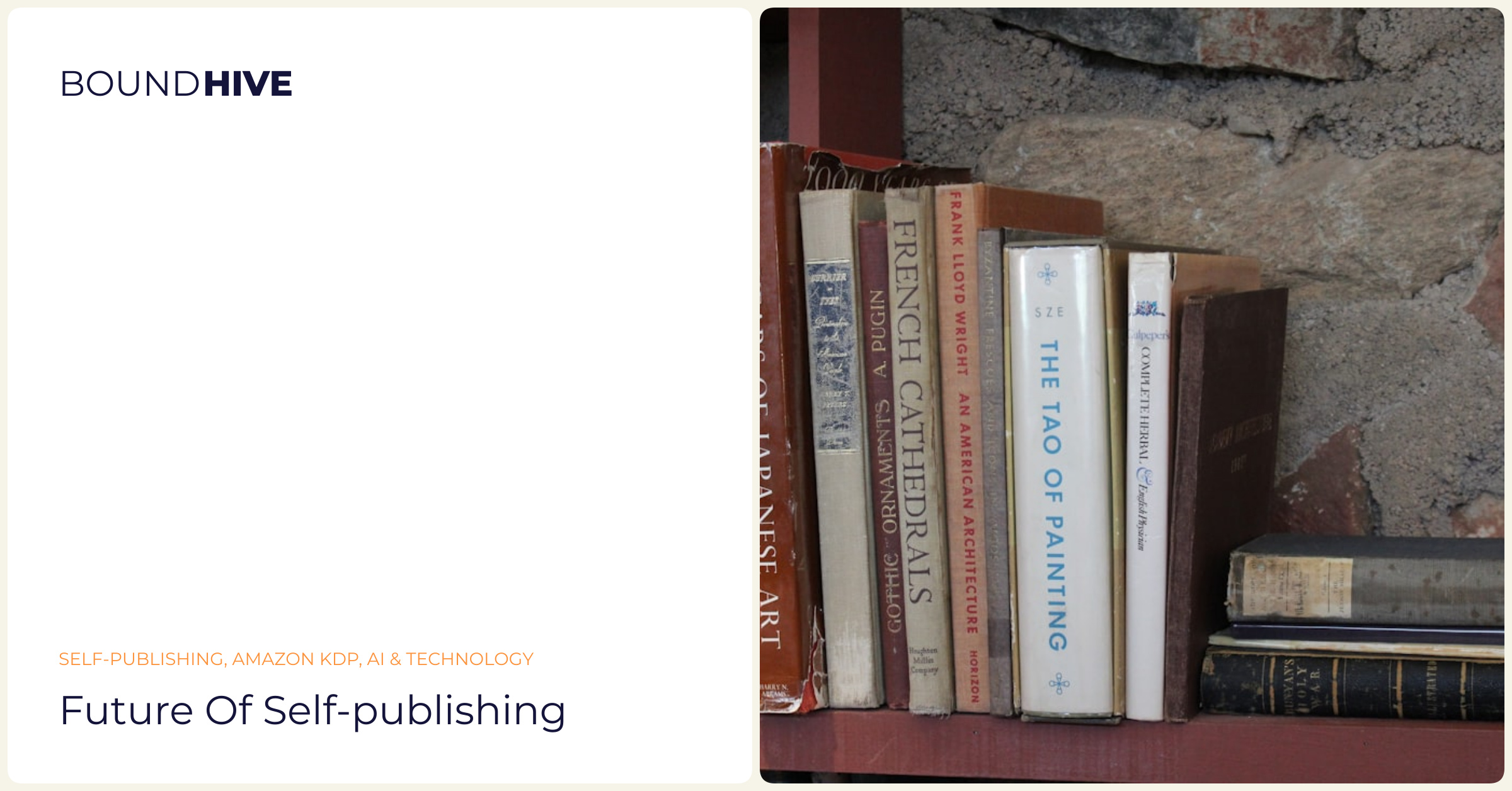 Future of self-publishing Future of self-publishing