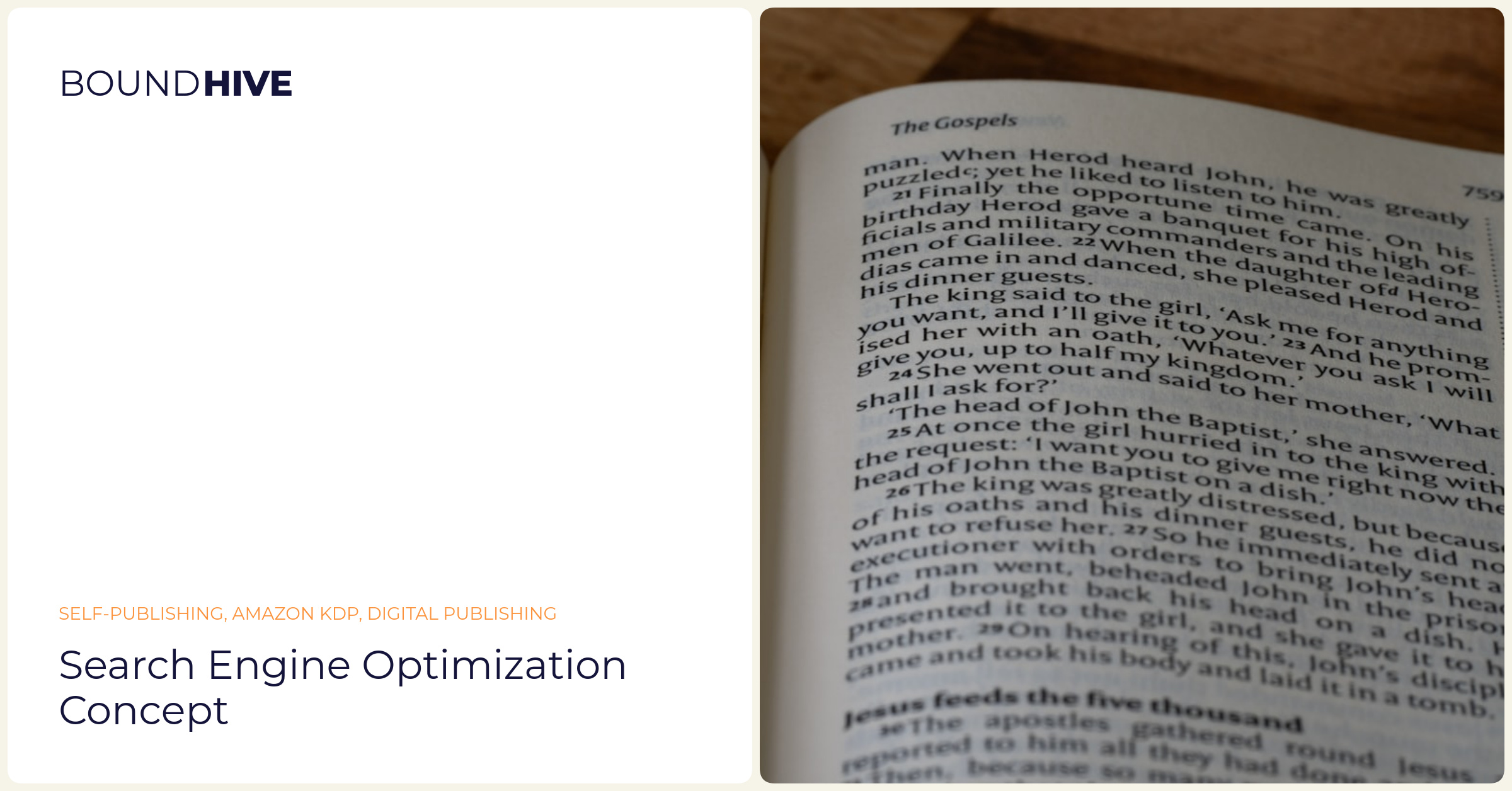 KDP SEO strategy Search engine optimization concept