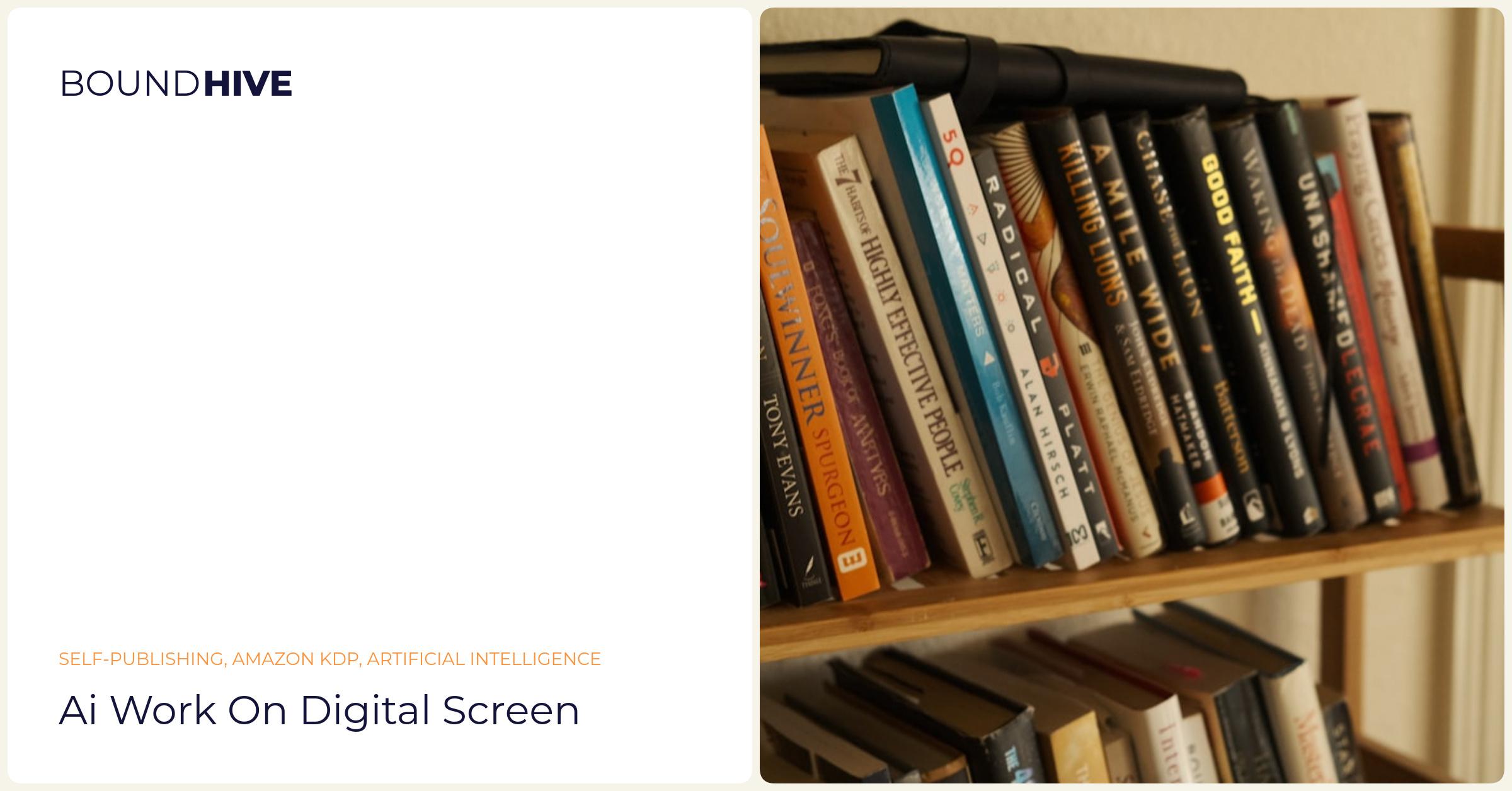 AI work on digital screen