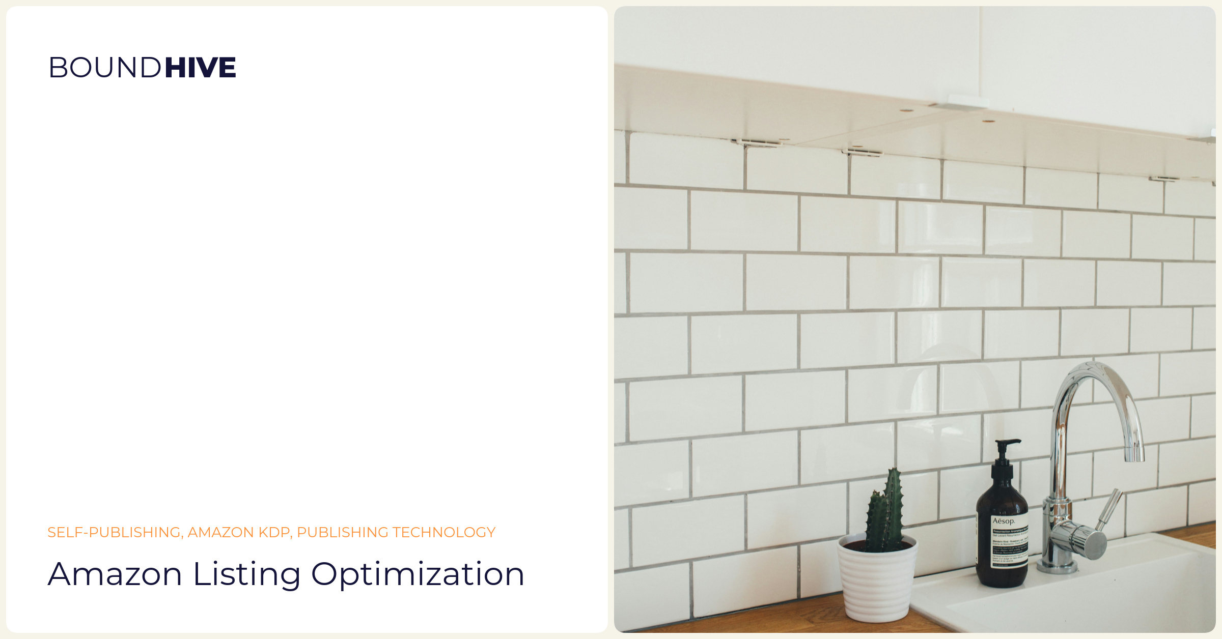 KDP Listing Optimizer Amazon Listing Optimization