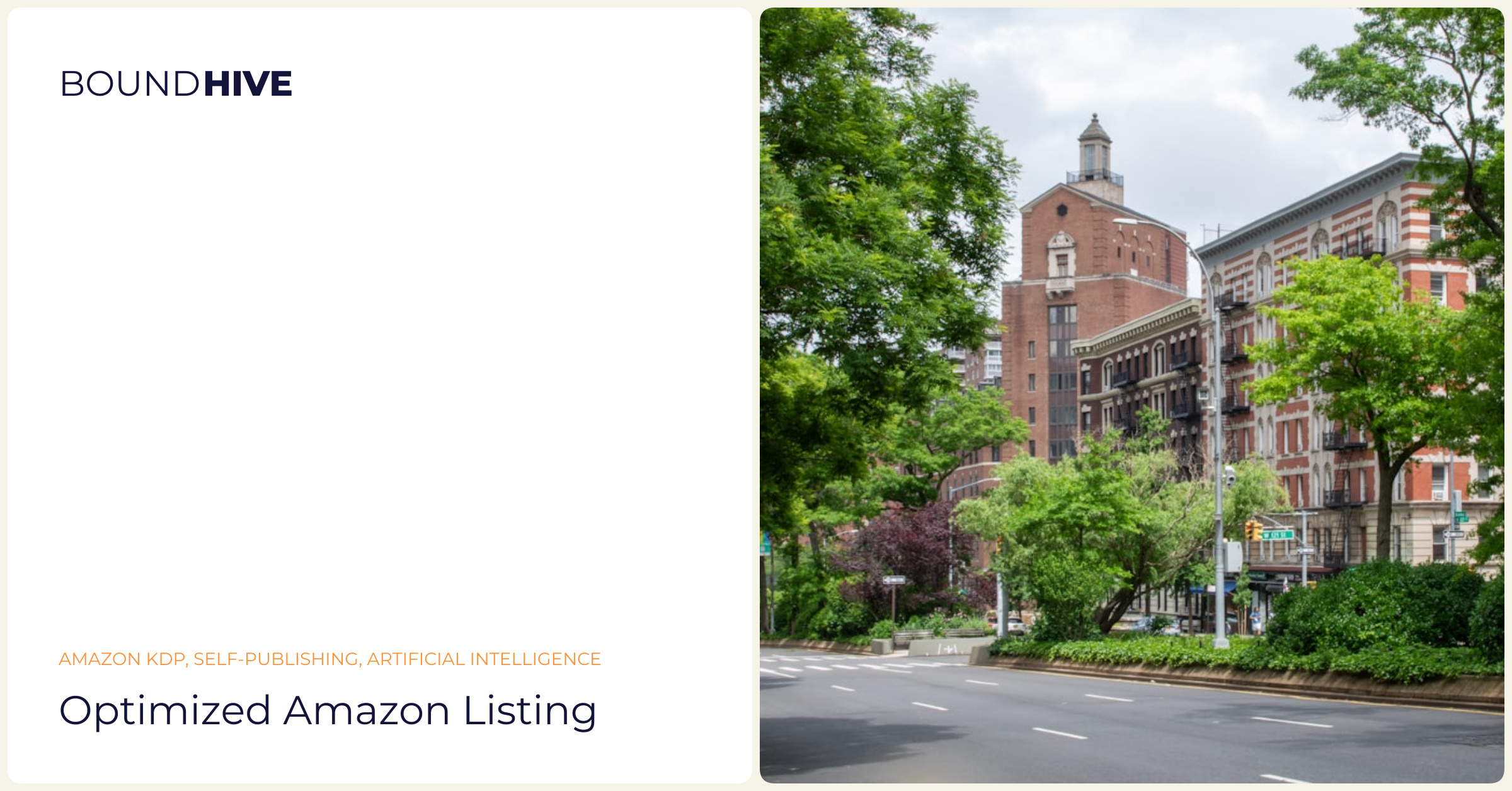 KDP Listing Optimization Optimized Amazon listing