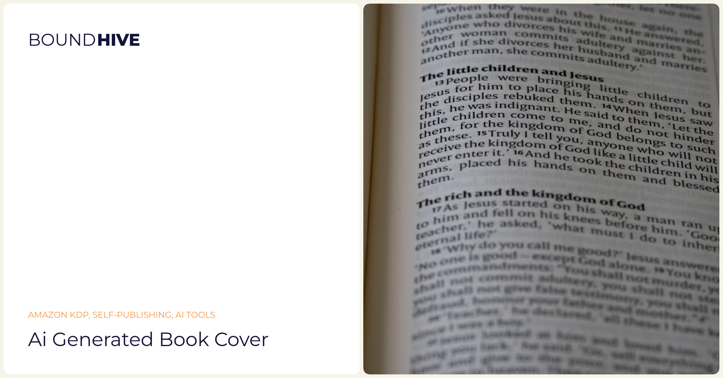 AI generated book cover