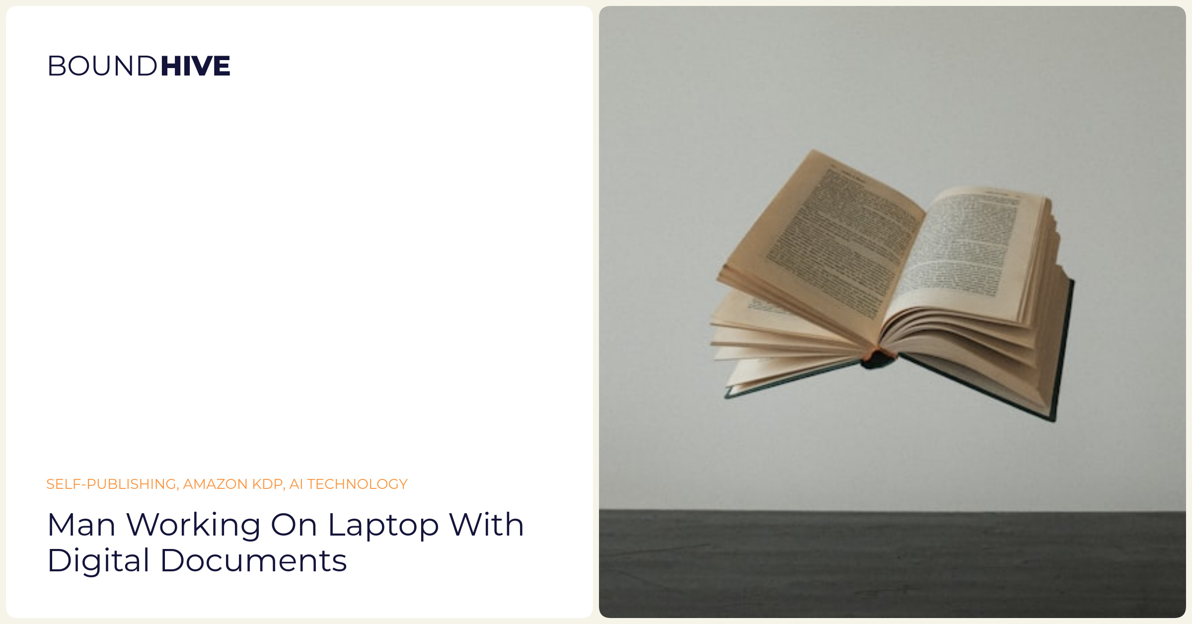 man working on laptop with digital documents