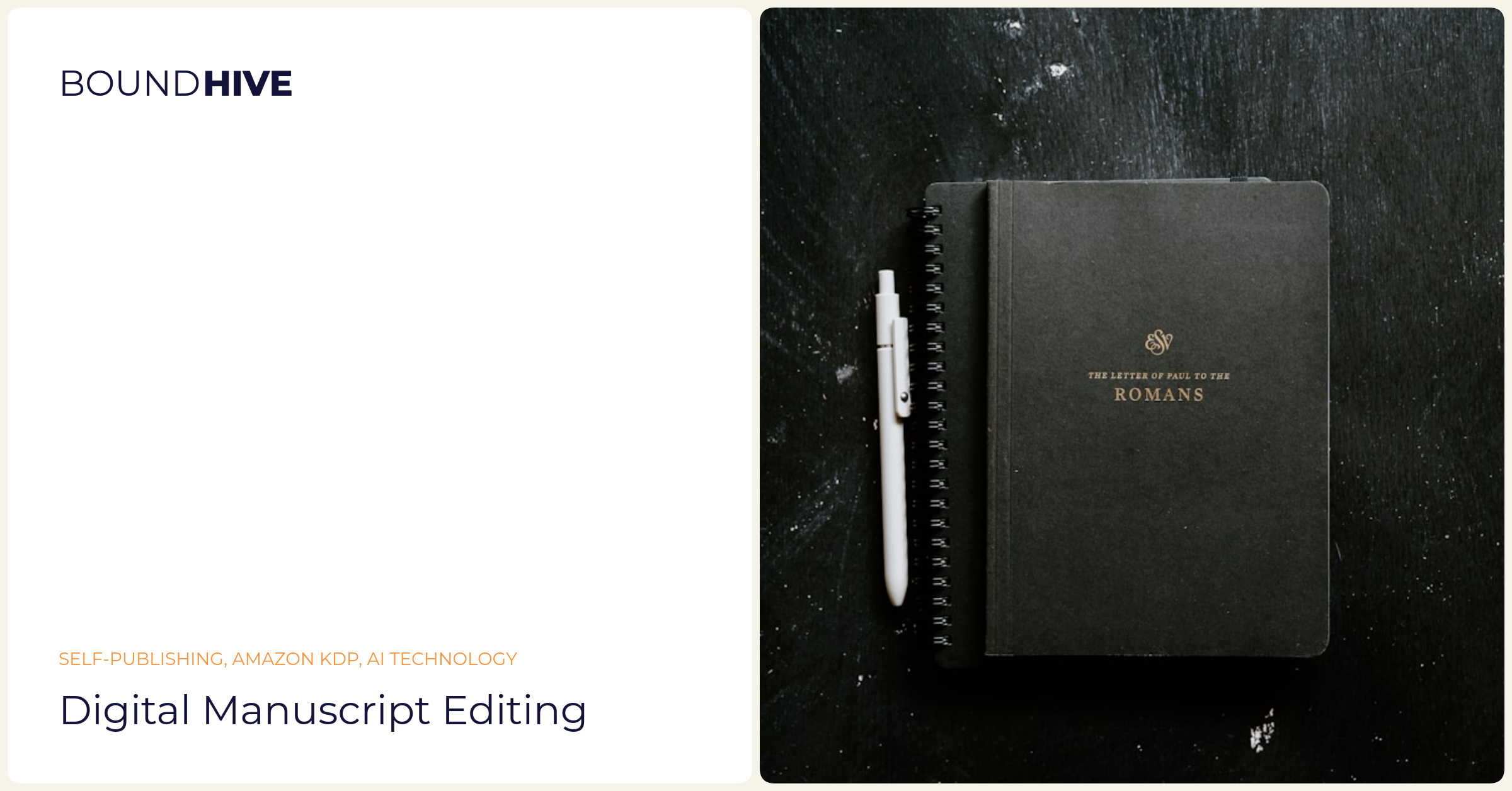 Digital manuscript editing