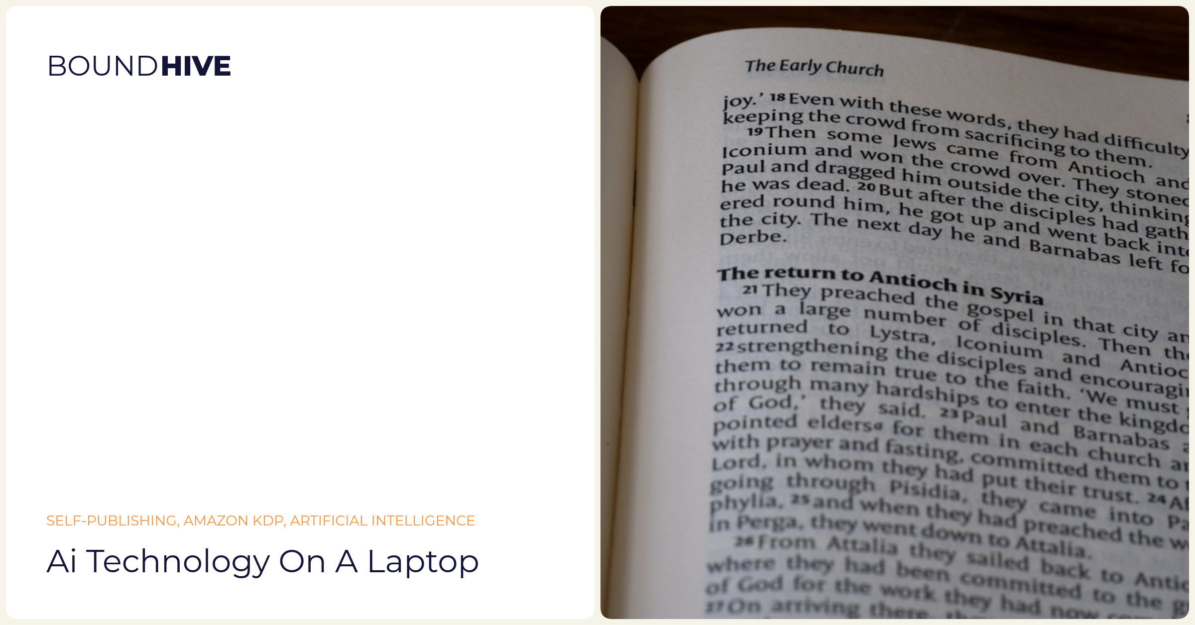 AI technology on a laptop