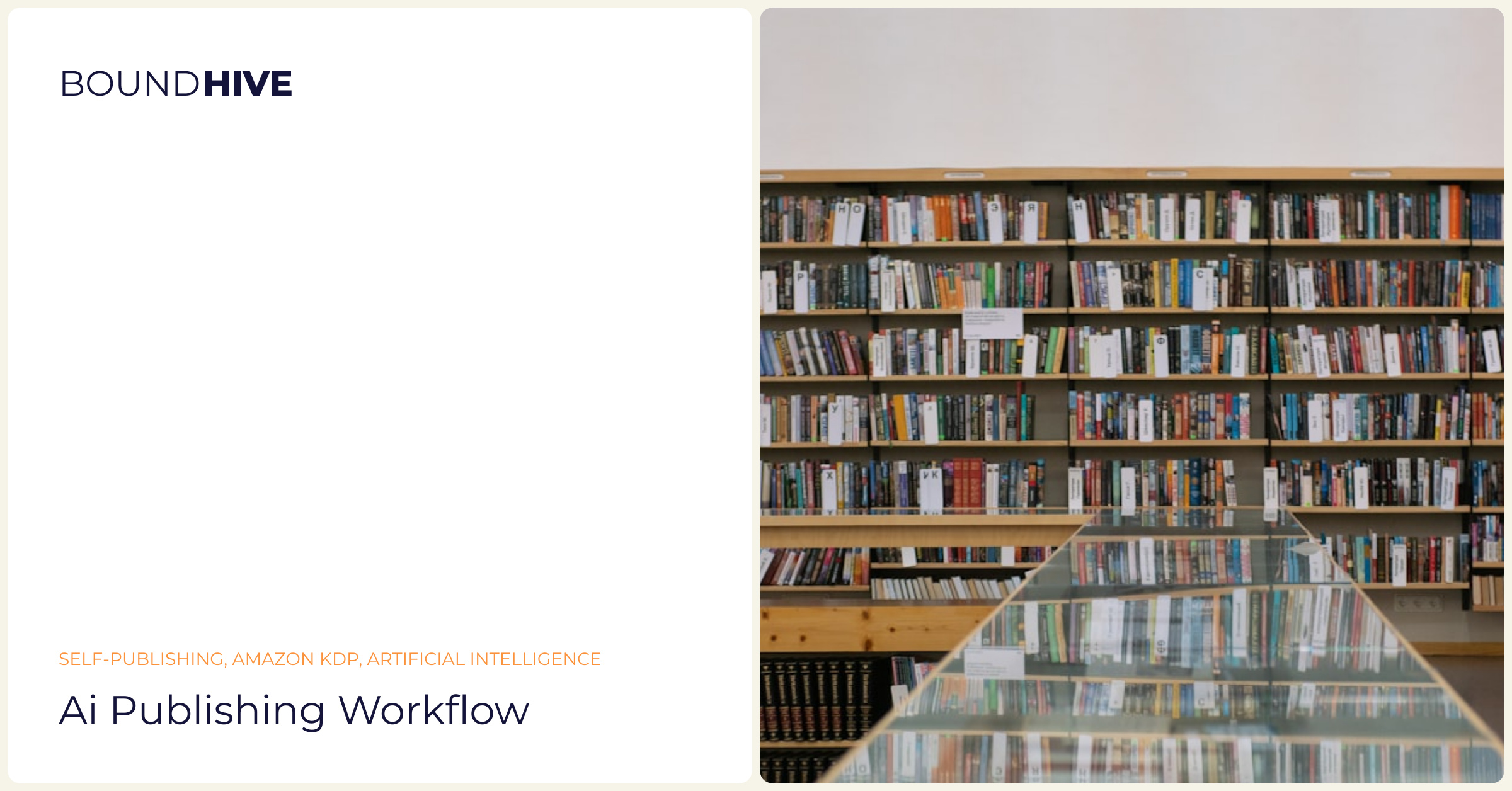 AI publishing workflow