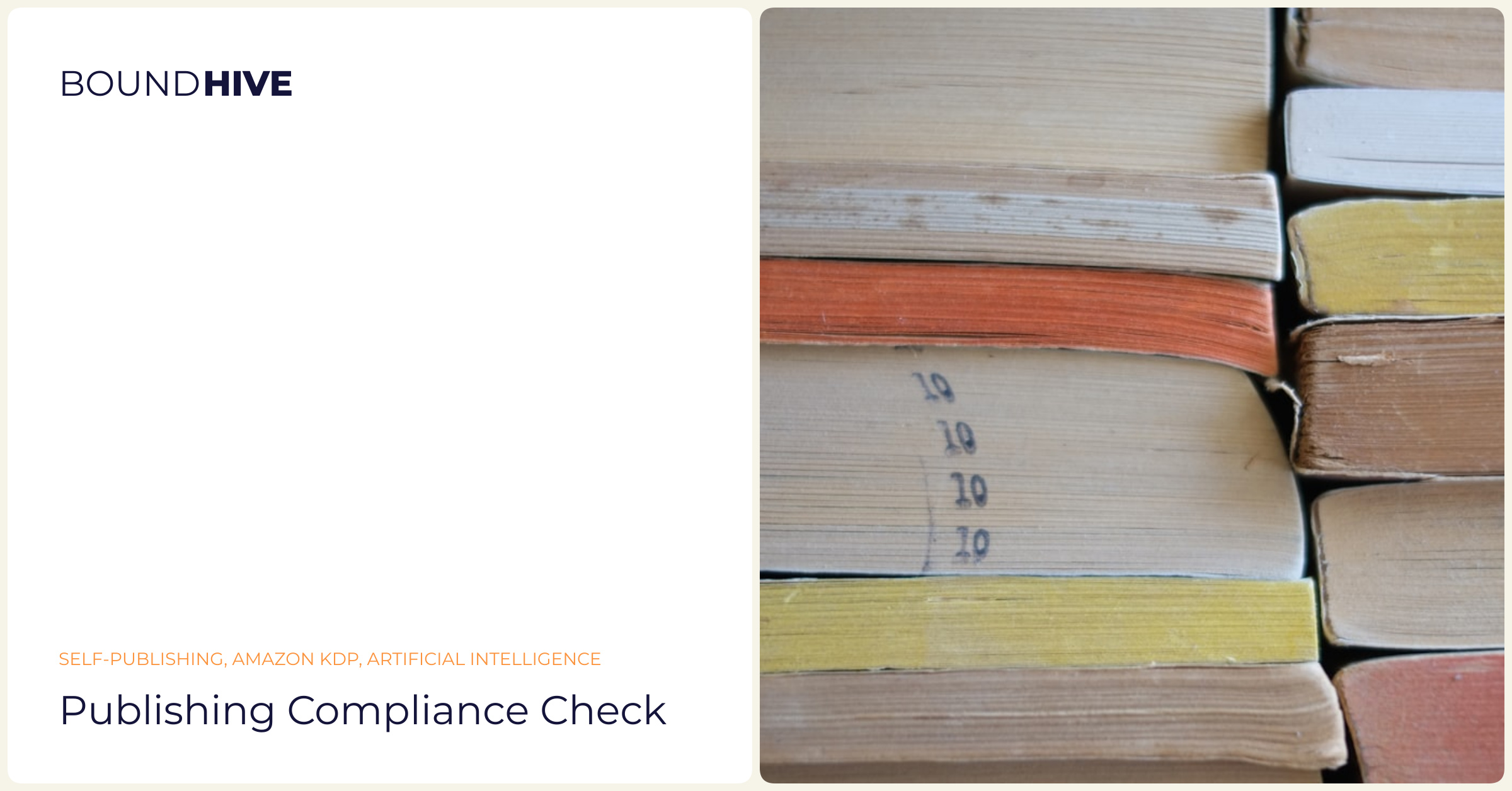 KDP compliance Publishing compliance check