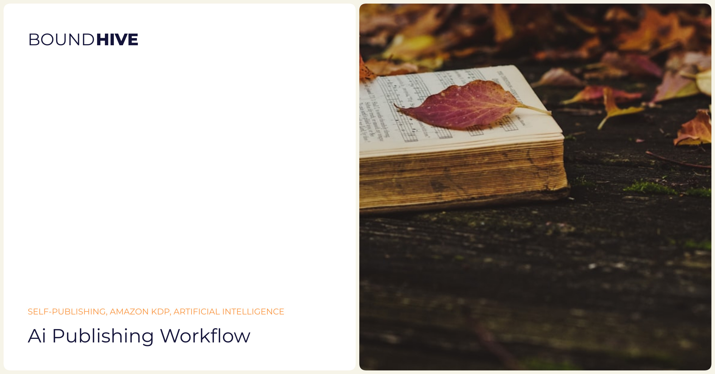 AI-driven publishing process AI publishing workflow