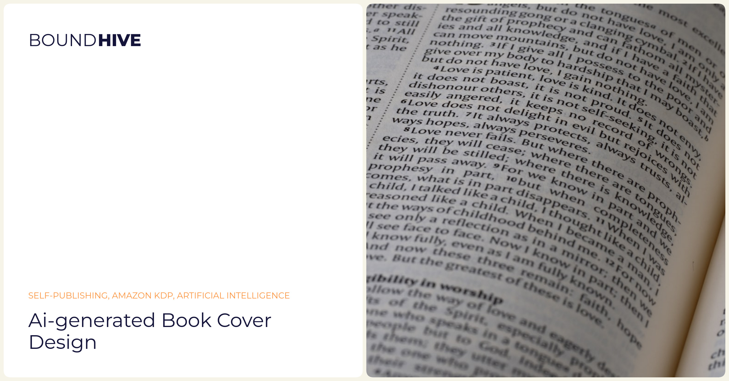 AI Cover Creation AI-generated book cover design