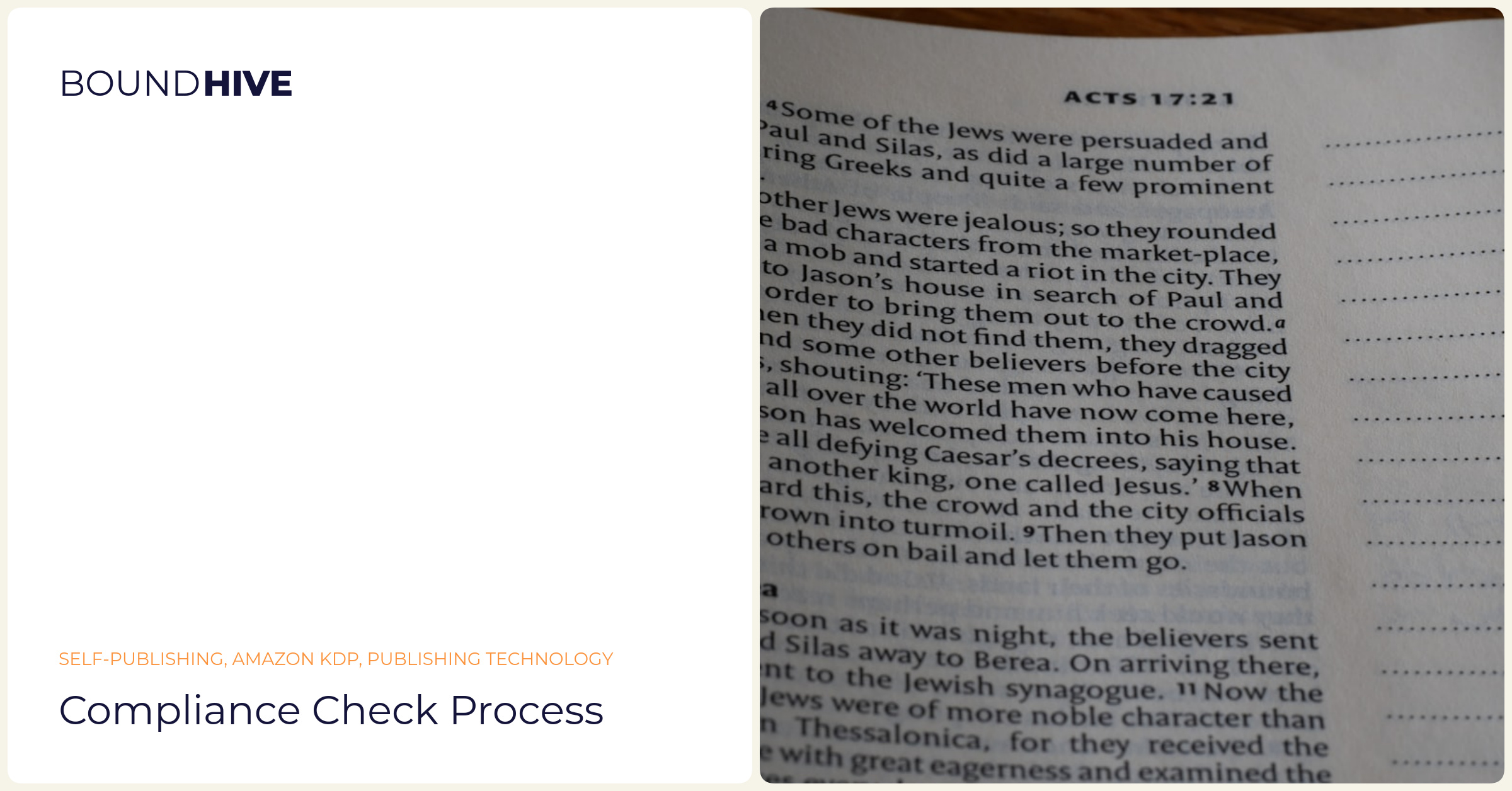 Compliance check process