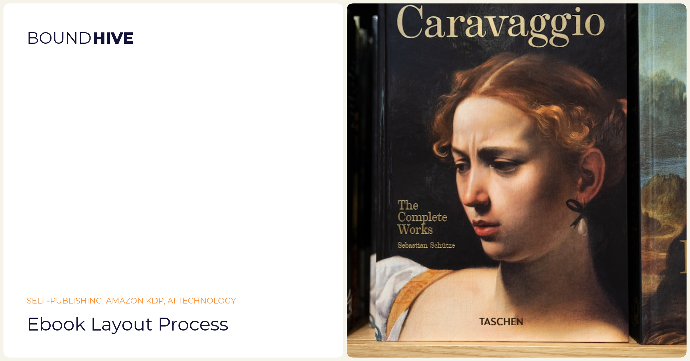 Optimized ebook layout design Ebook layout process