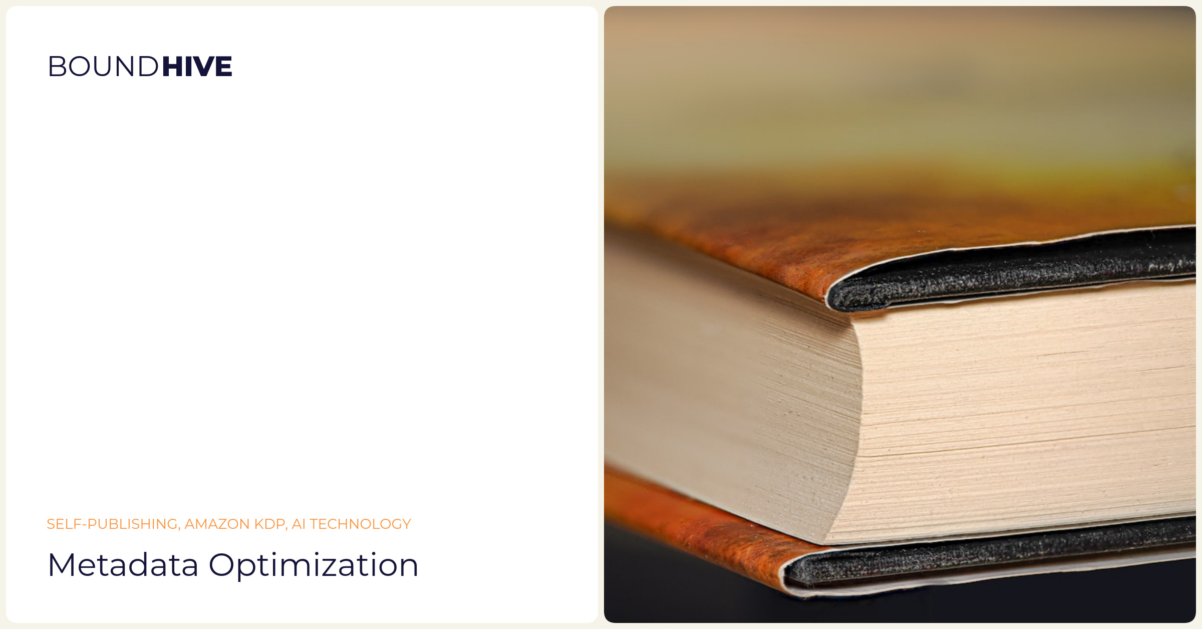 Optimized metadata for better visibility Metadata optimization