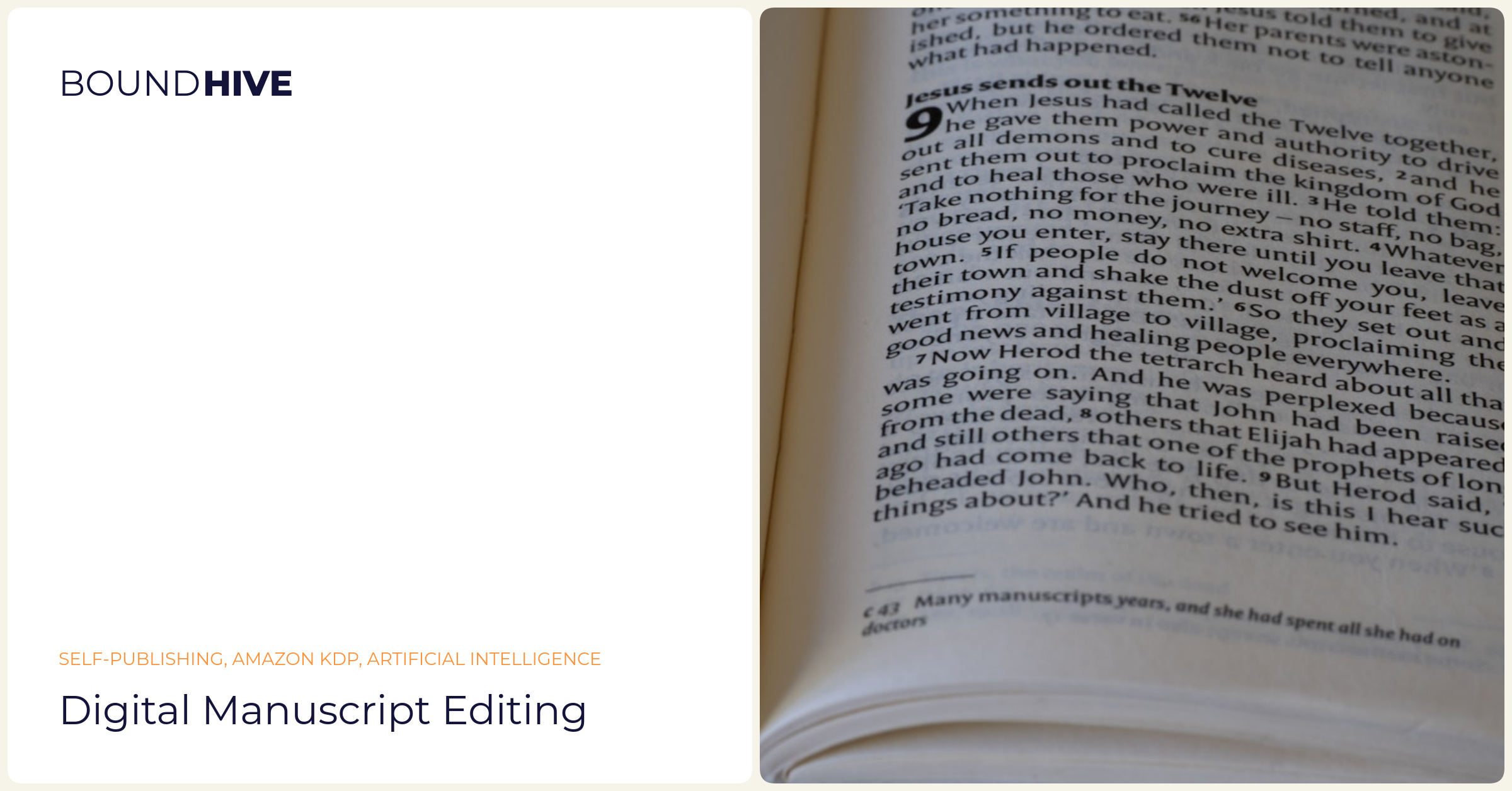 Digital manuscript editing