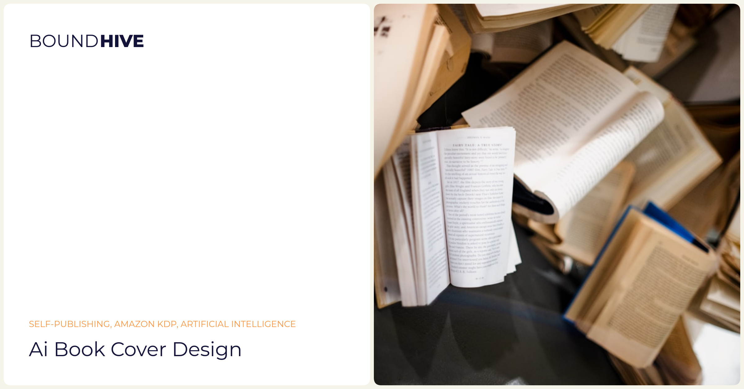 Generated cover art AI book cover design