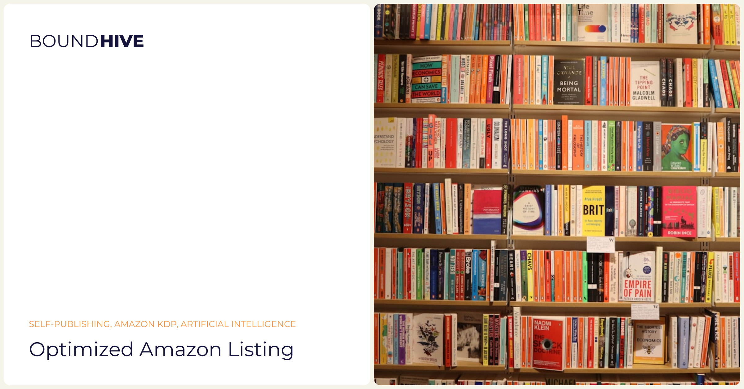 Optimized Amazon listing