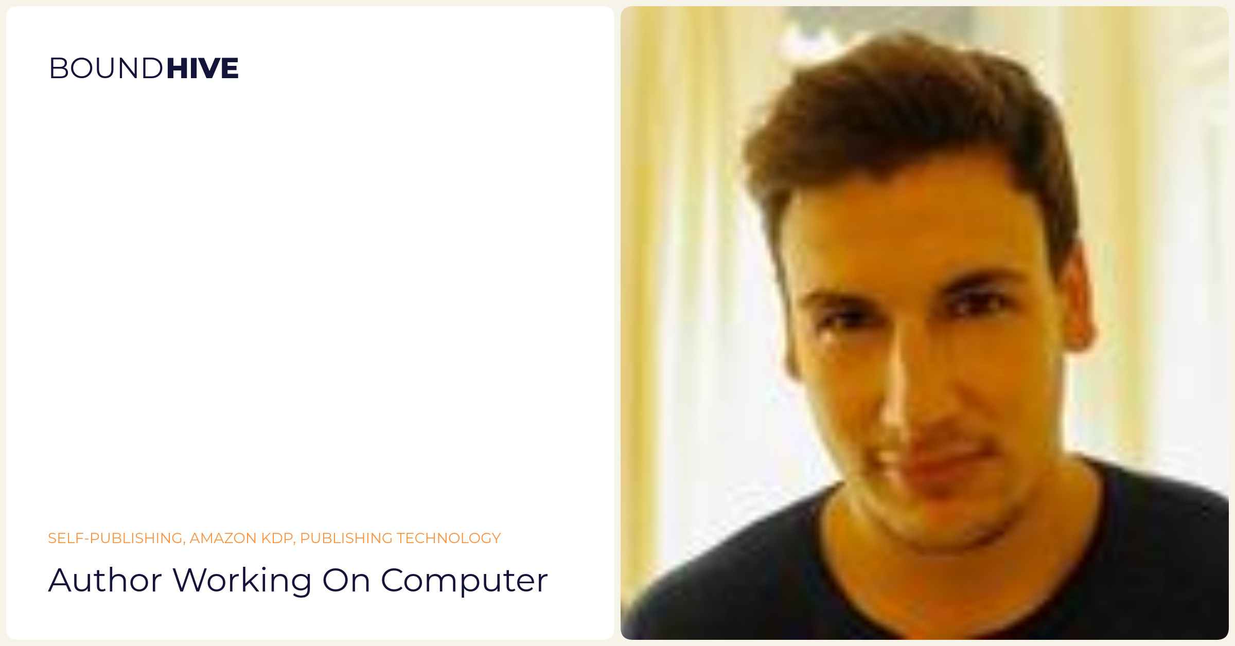 Author utilizing AI tools Author working on computer