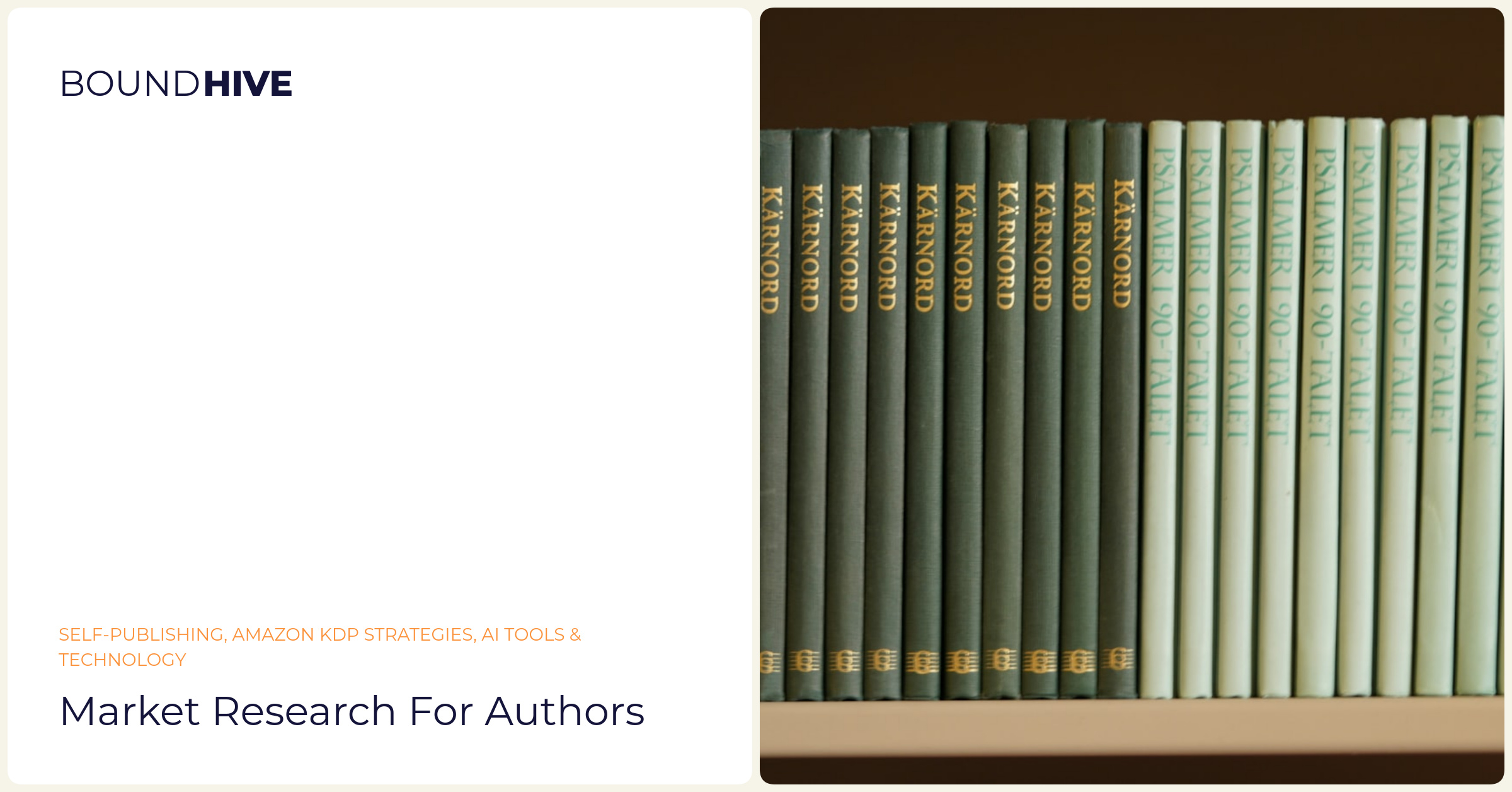 Market Research for Authors