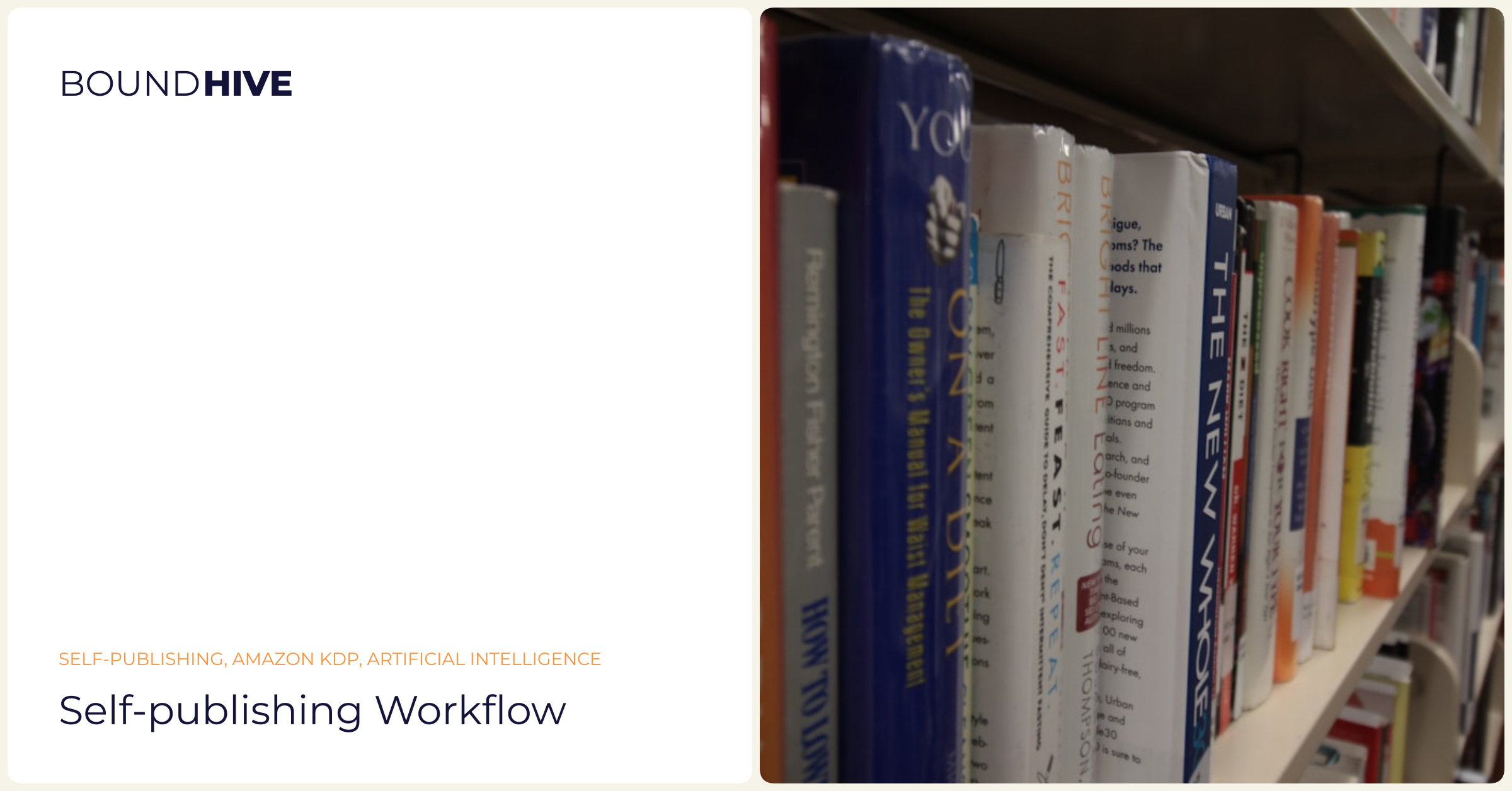 Self-Publishing Workflow Self-publishing workflow