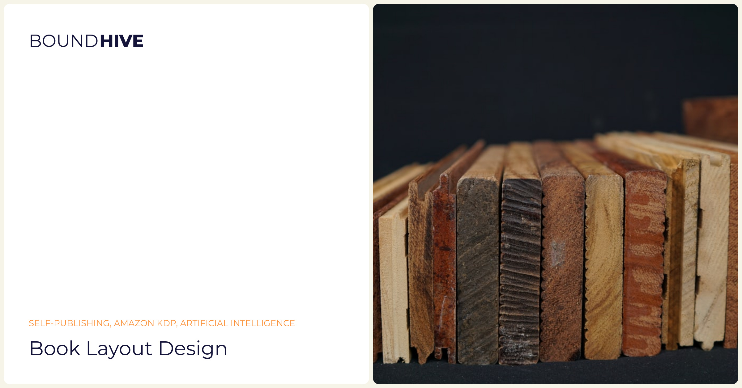 Book layout design