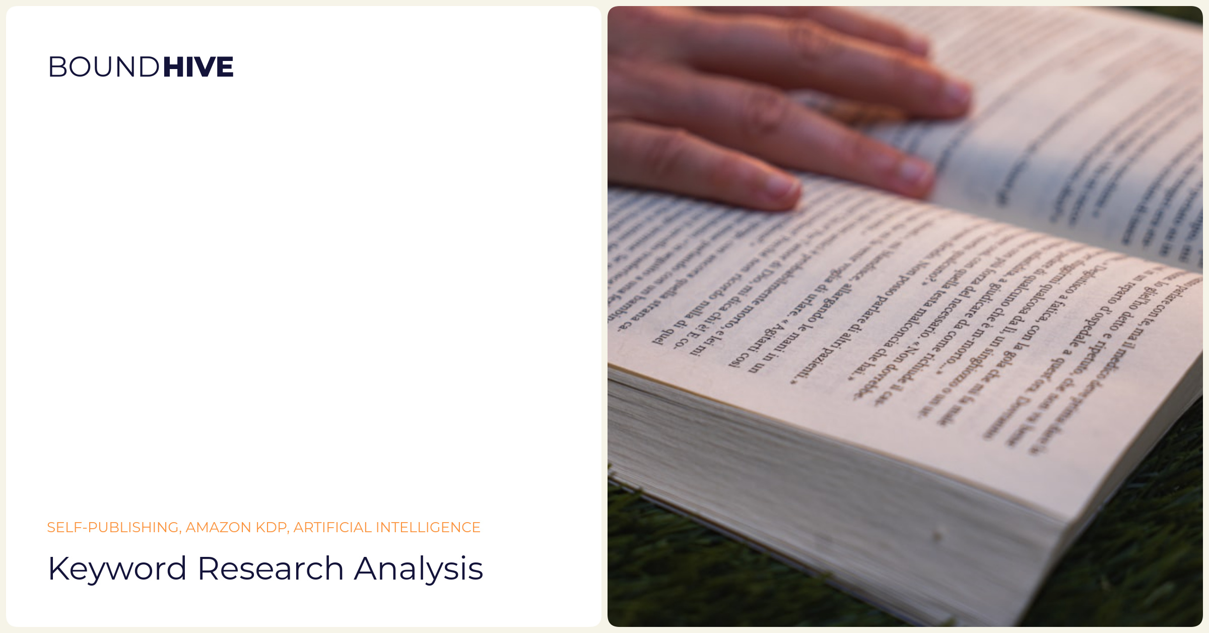 Keyword research analysis
