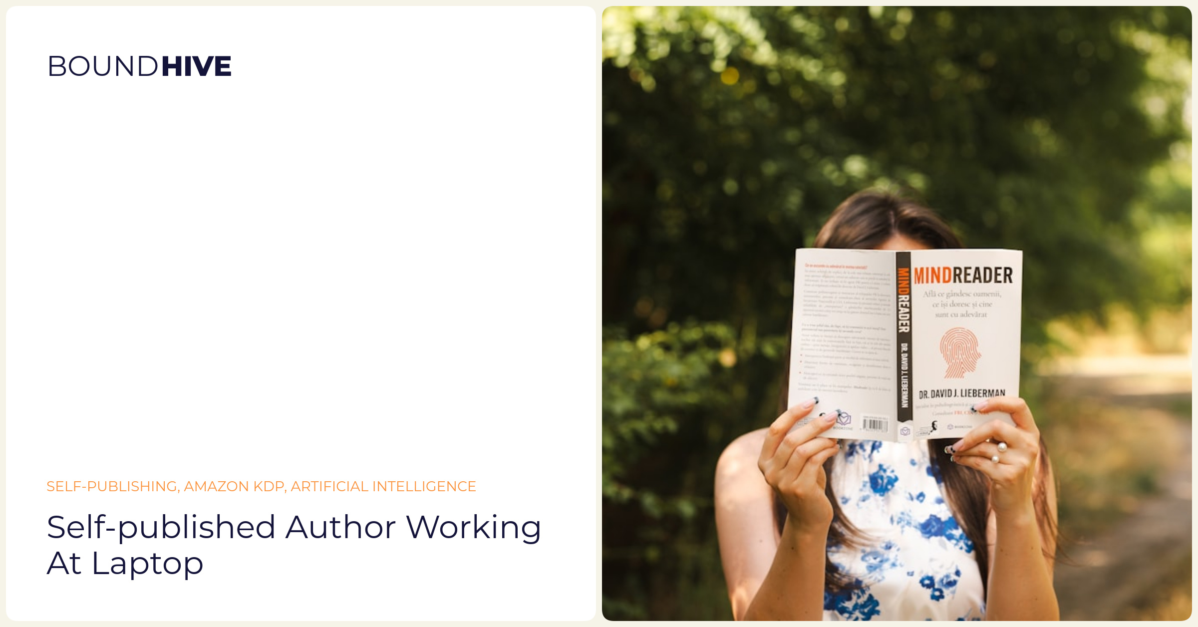 Self-published author working at laptop Self-published author working at laptop