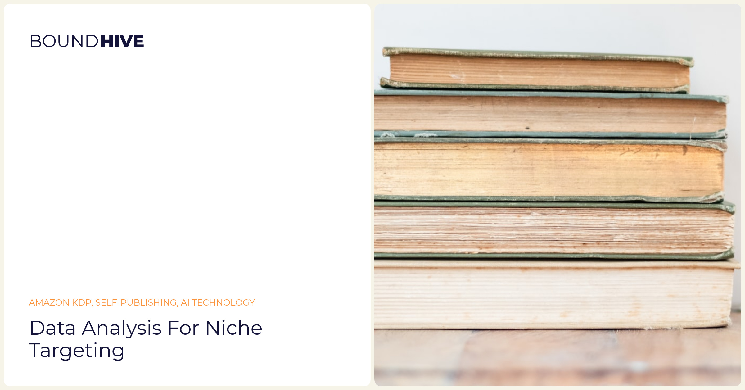 Market Niche Research Data analysis for niche targeting
