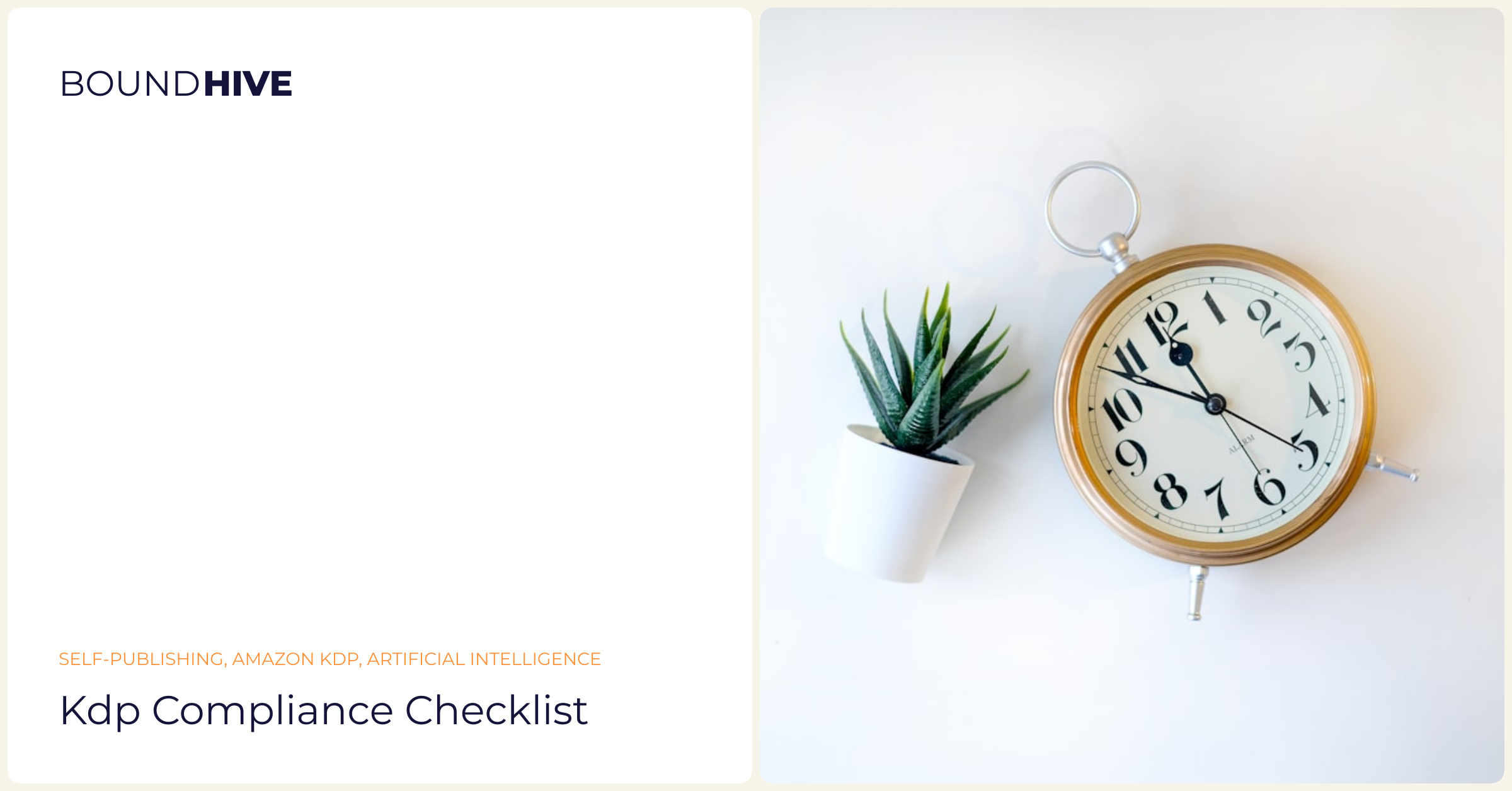 KDP compliance checklist KDP compliance checklist