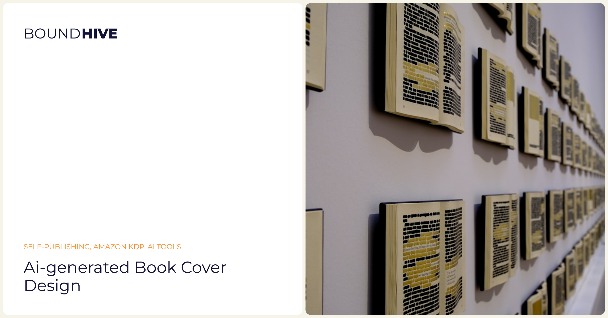 AI-generated book cover design
