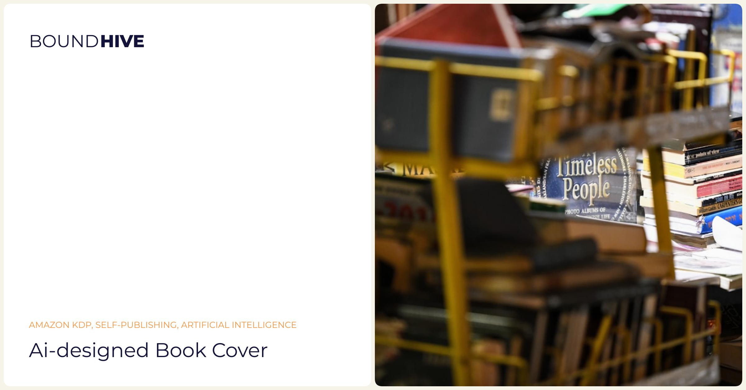 AI-designed book cover