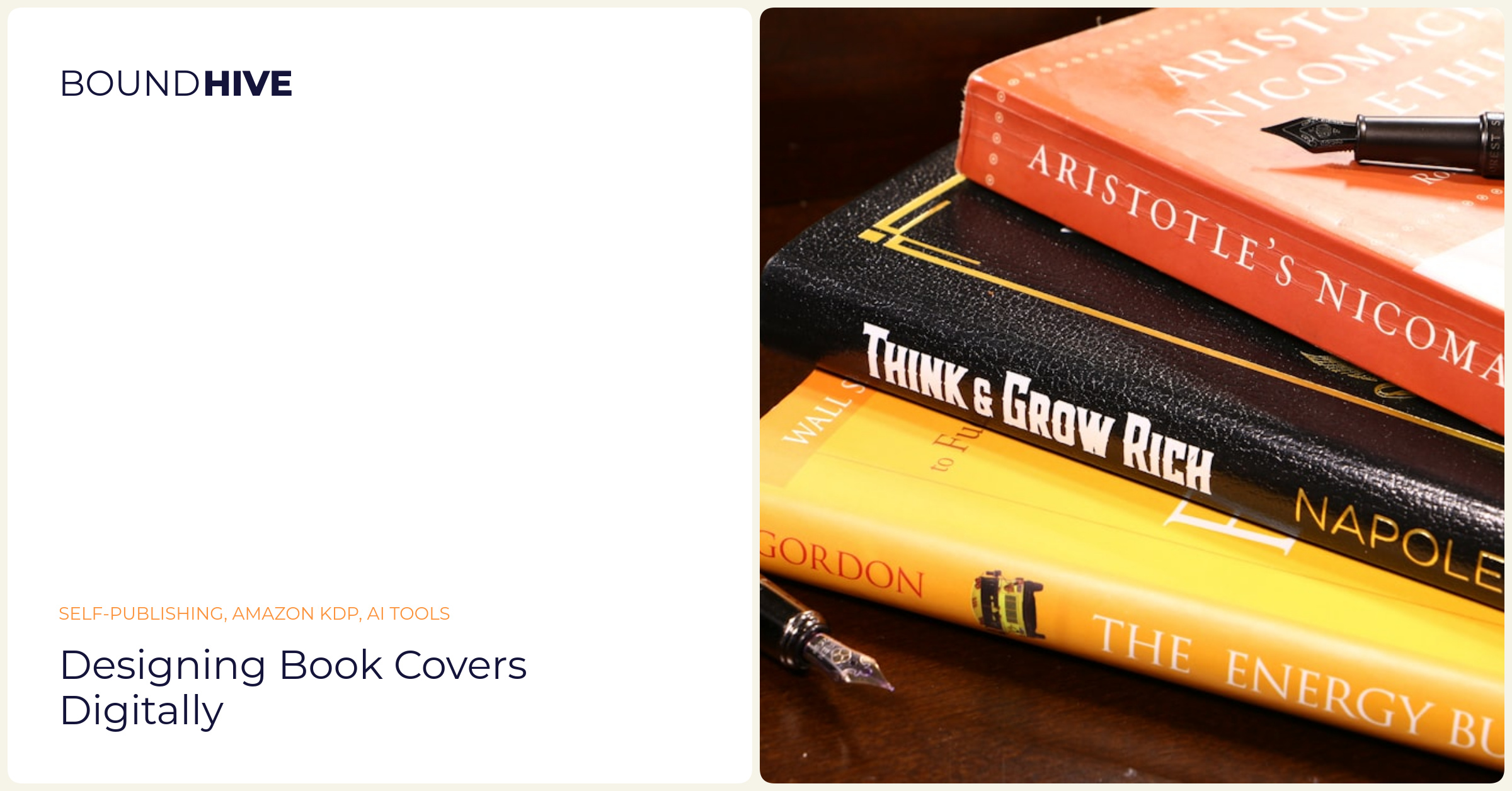 Designing book covers digitally