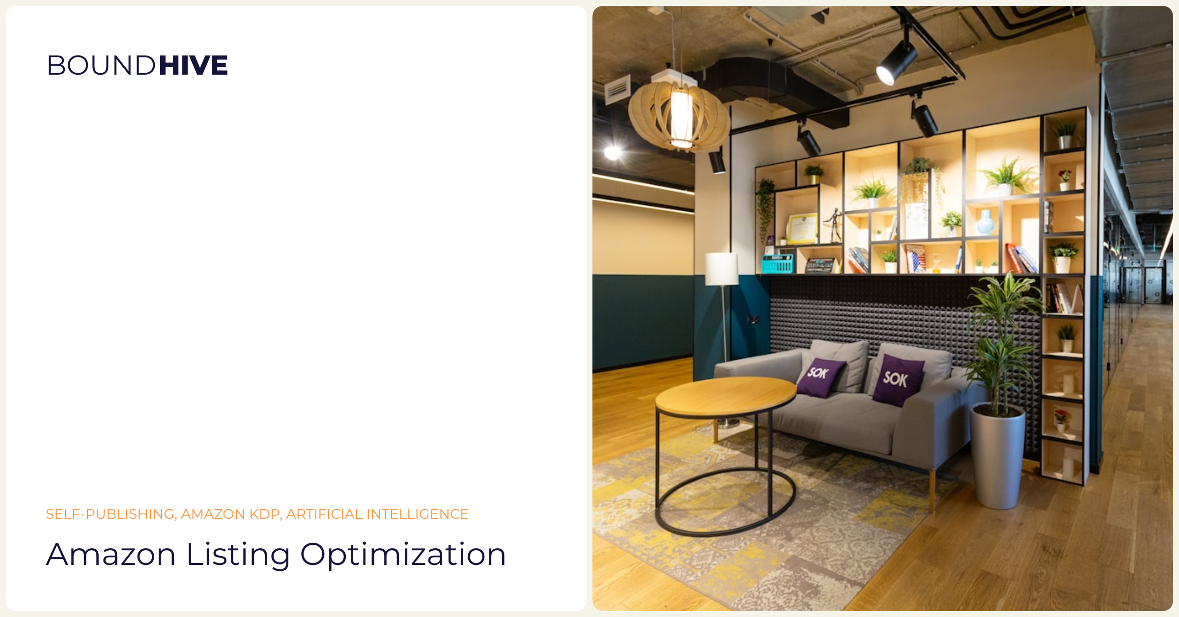 Optimized Amazon product listing Amazon listing optimization