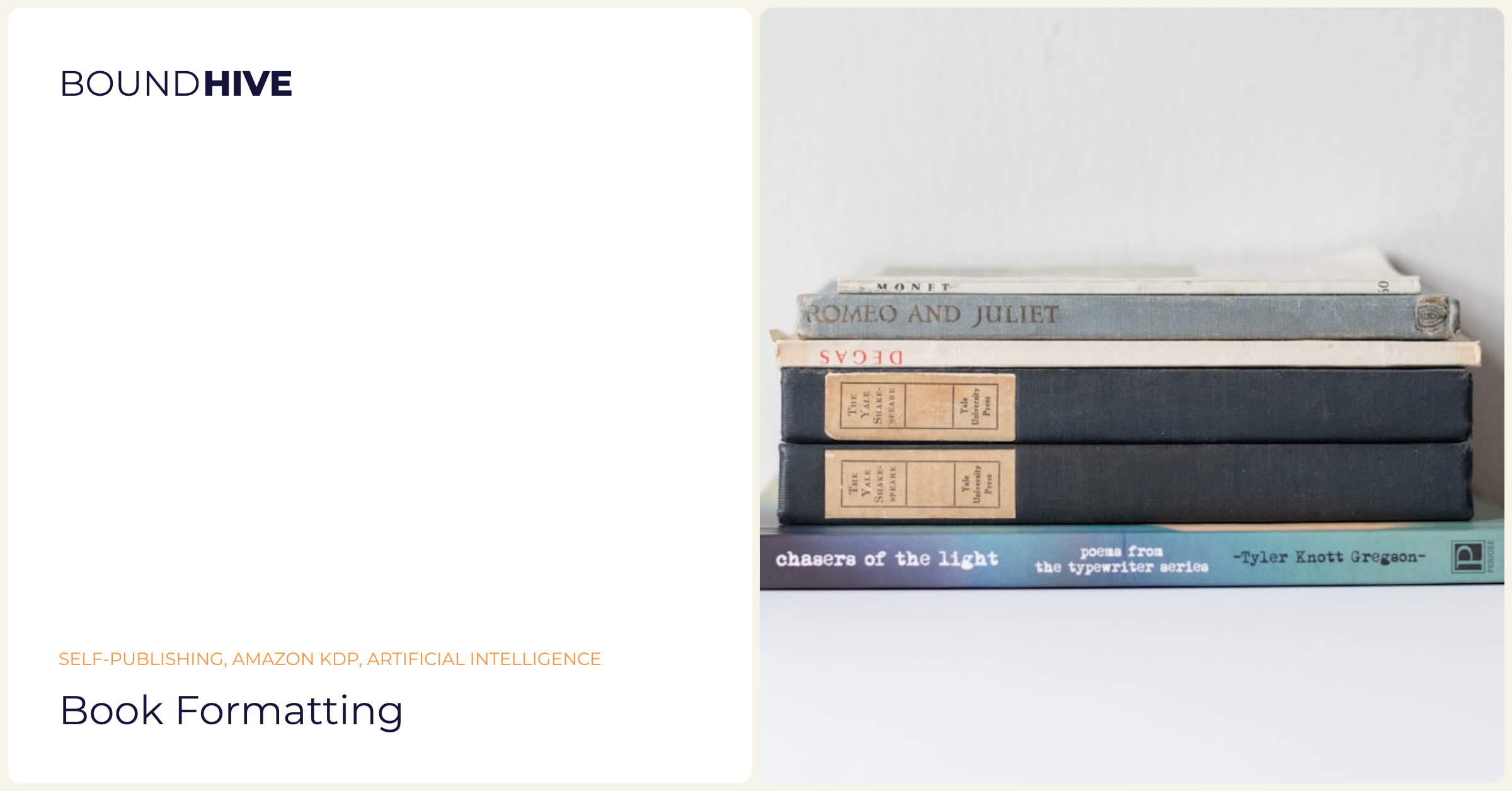 Ebook layout and print formatting Book formatting