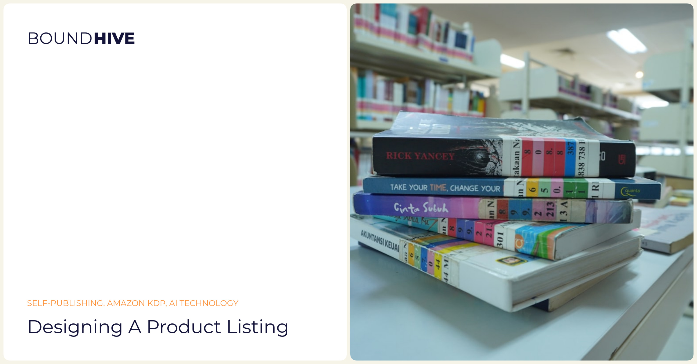 Designing a product listing Designing a product listing