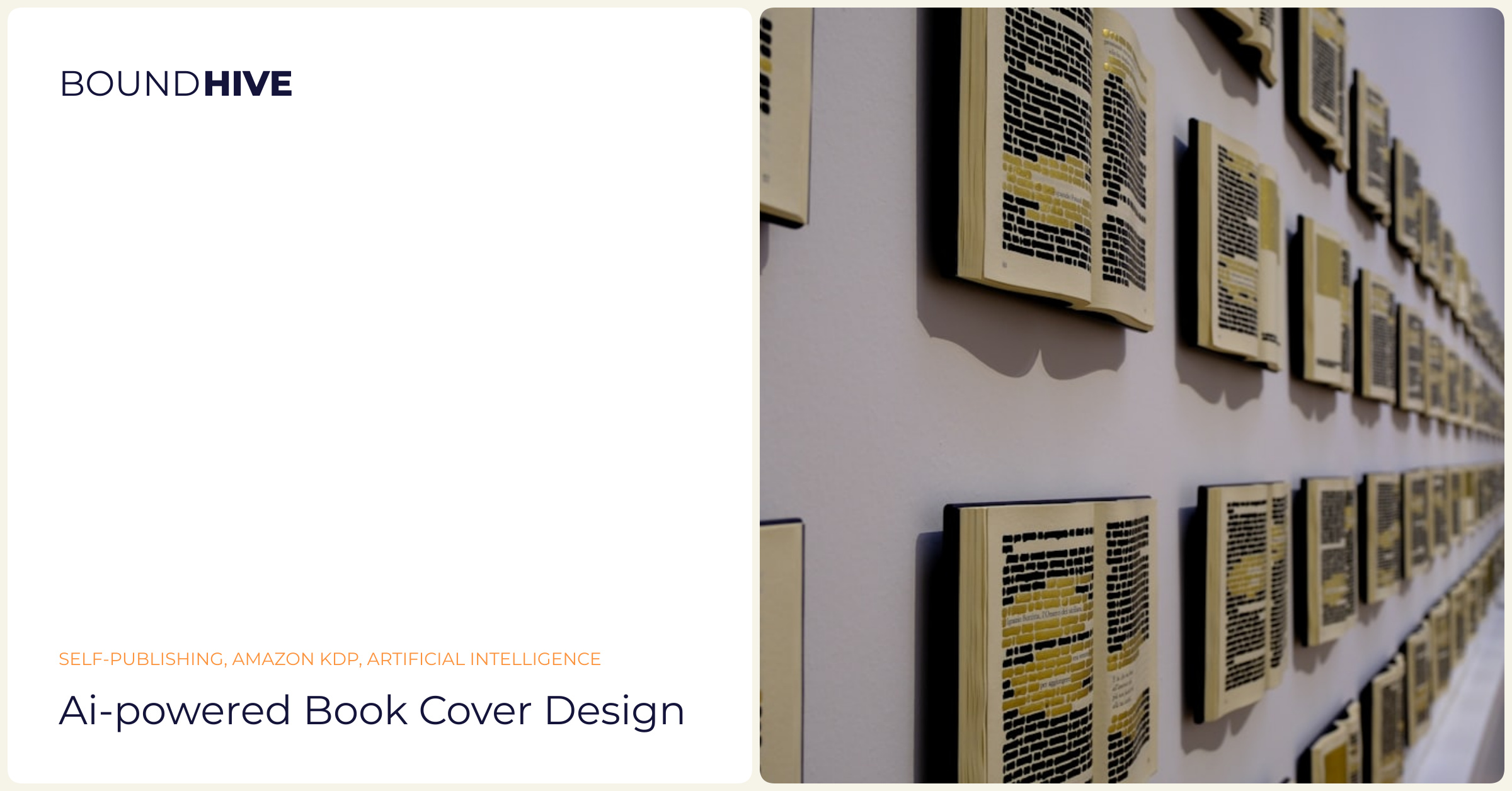 AI Book Cover Maker AI-powered book cover design