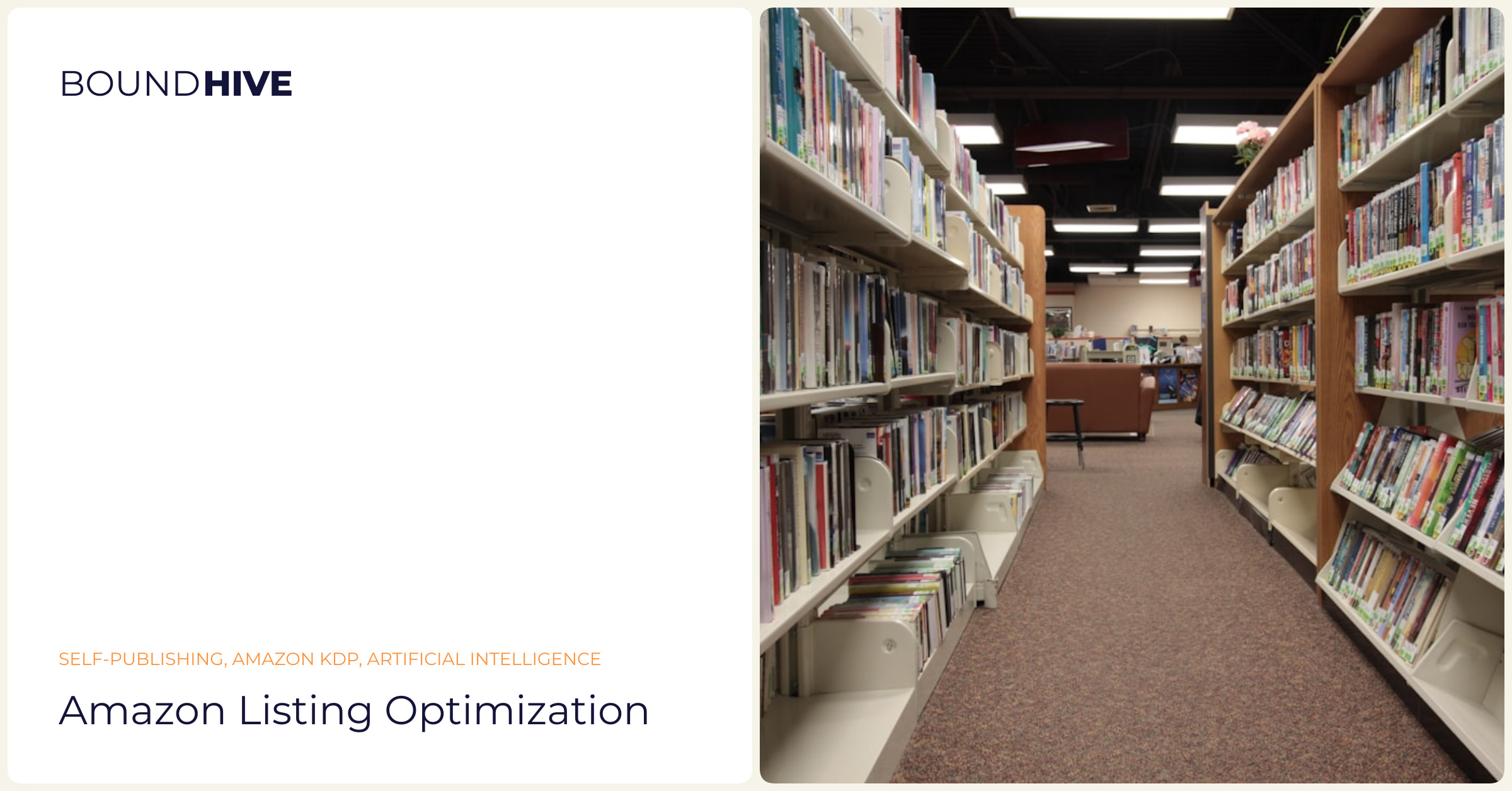 KDP Listing Optimizer Amazon listing optimization
