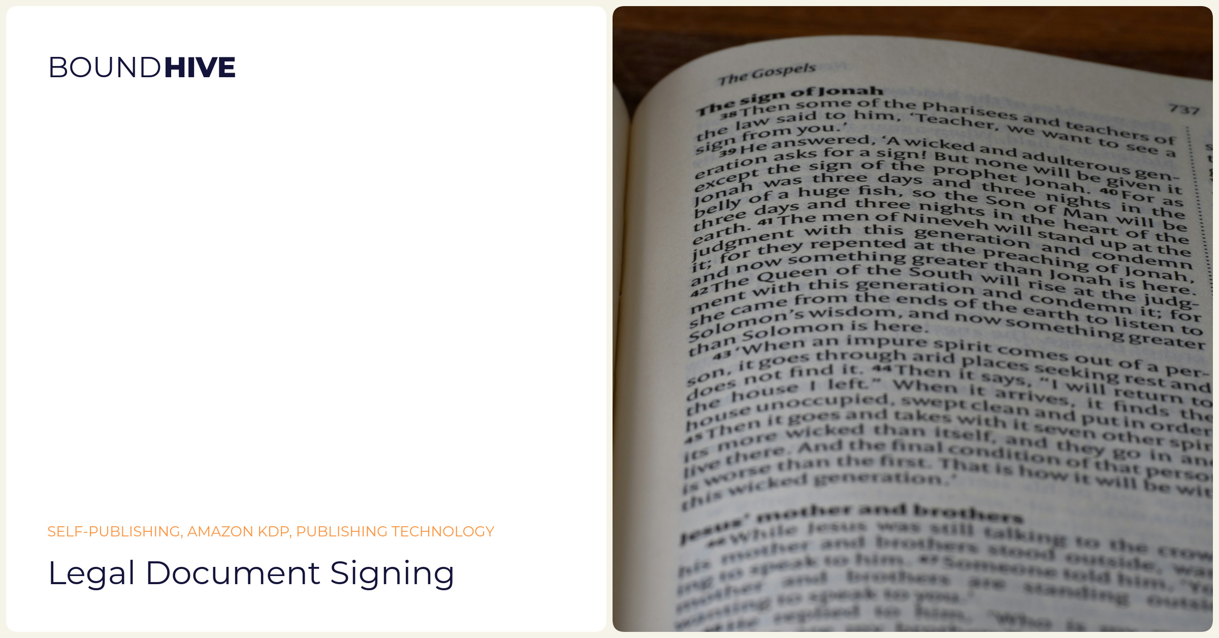 Legal document signing