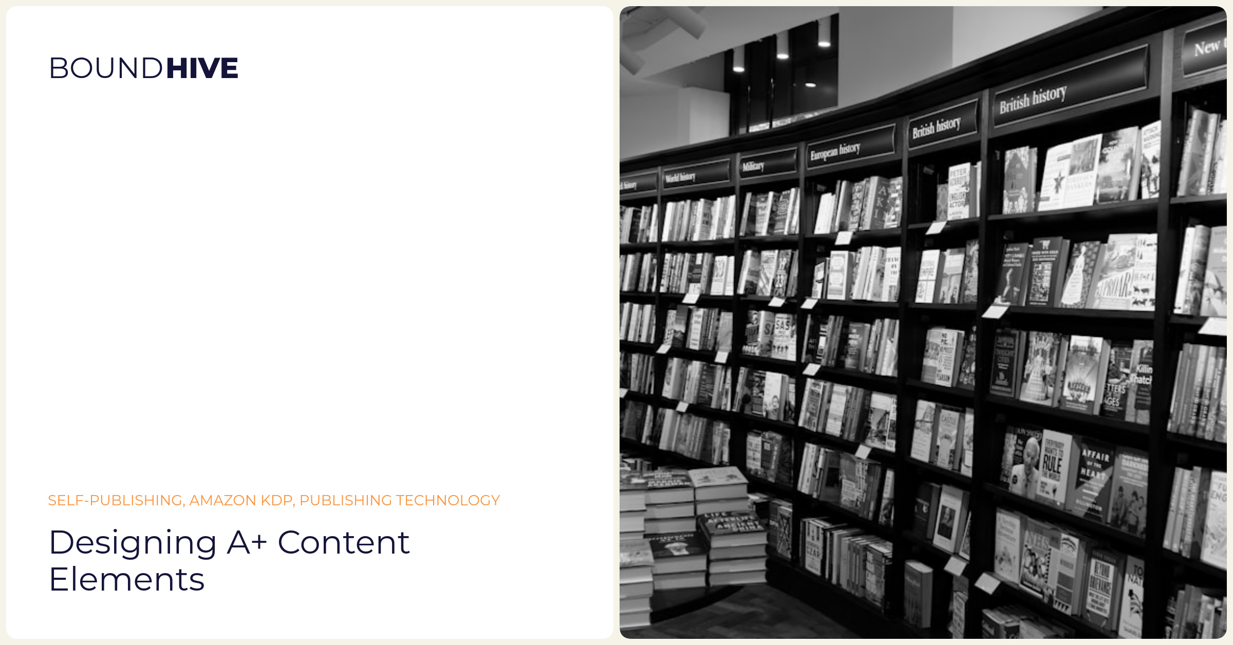 Designing A+ Content elements