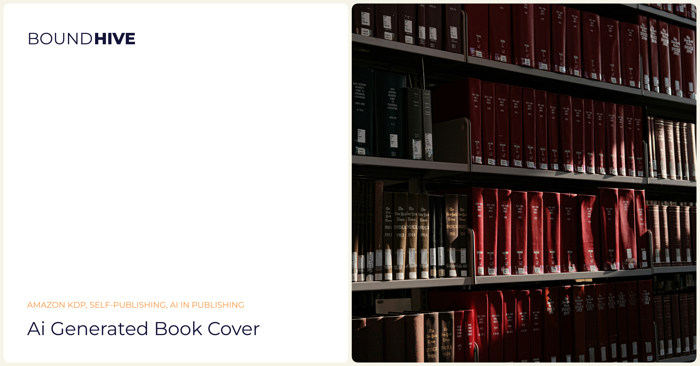 AI generated book cover