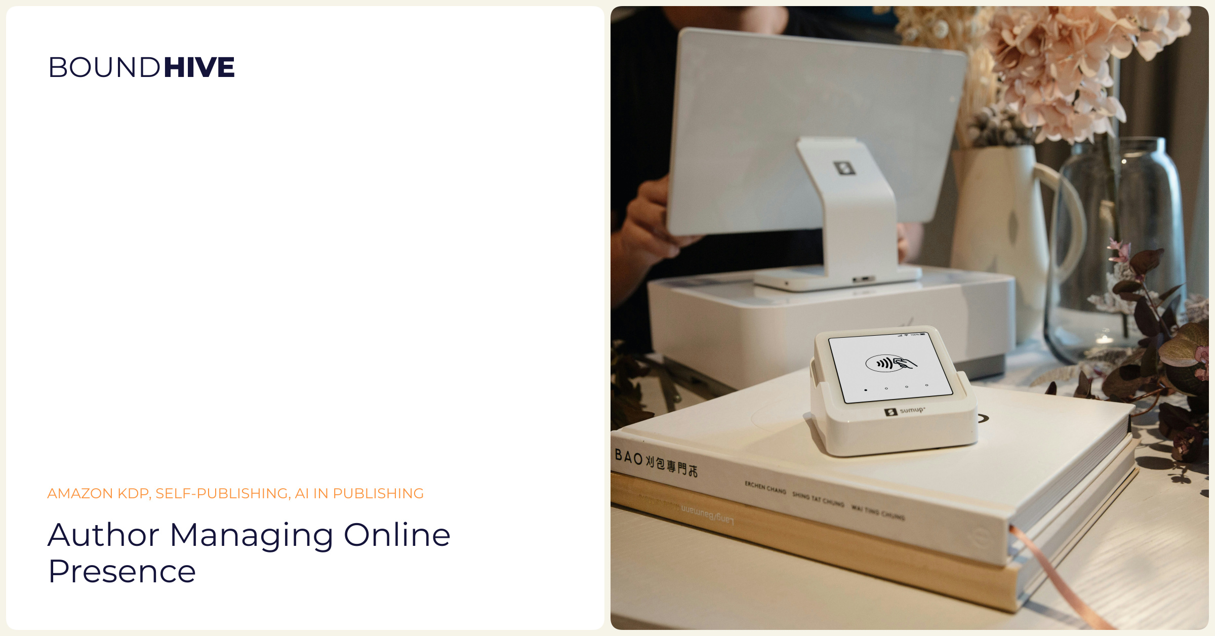 Author managing online presence Author managing online presence