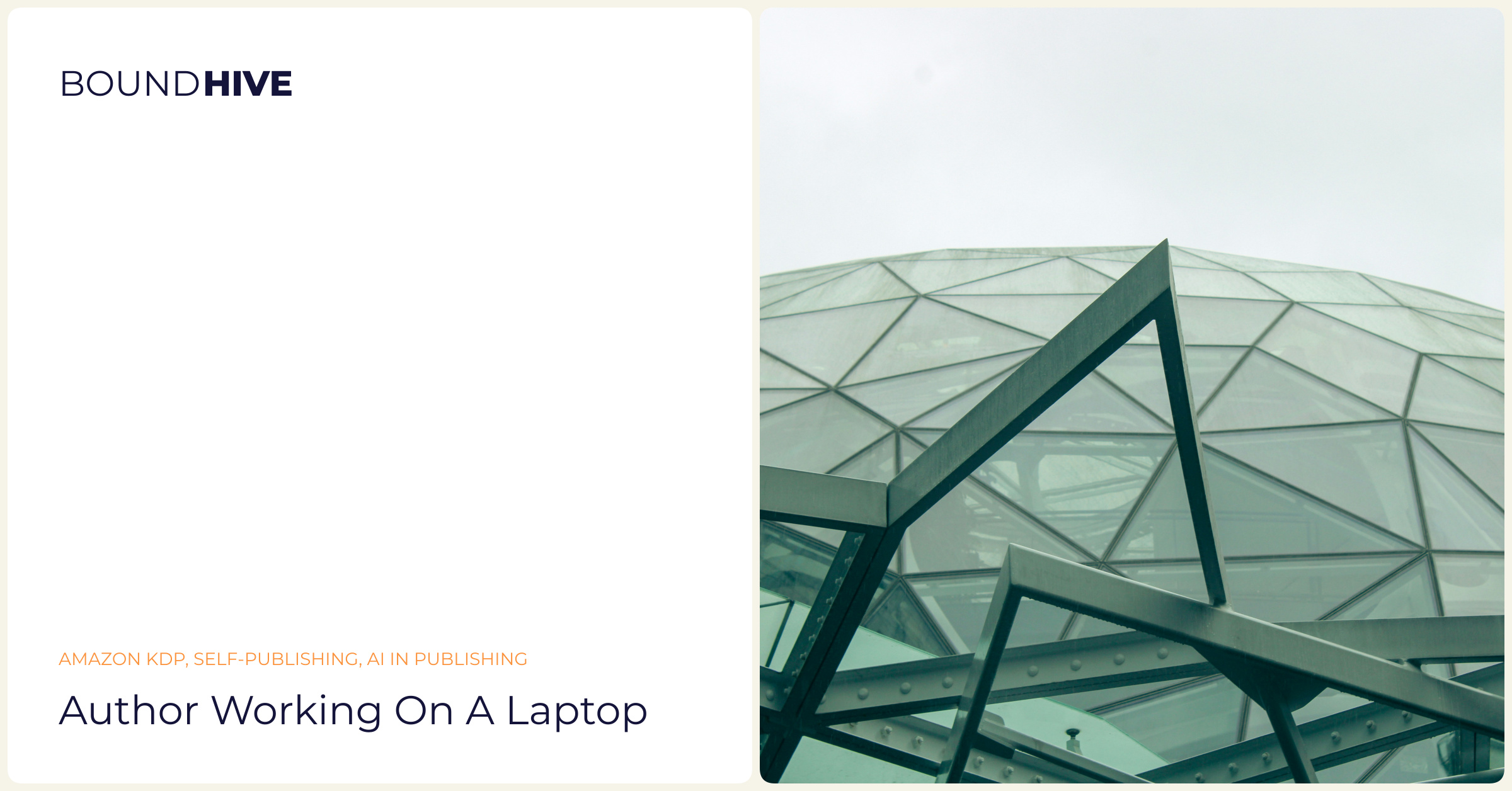 Author working on a laptop