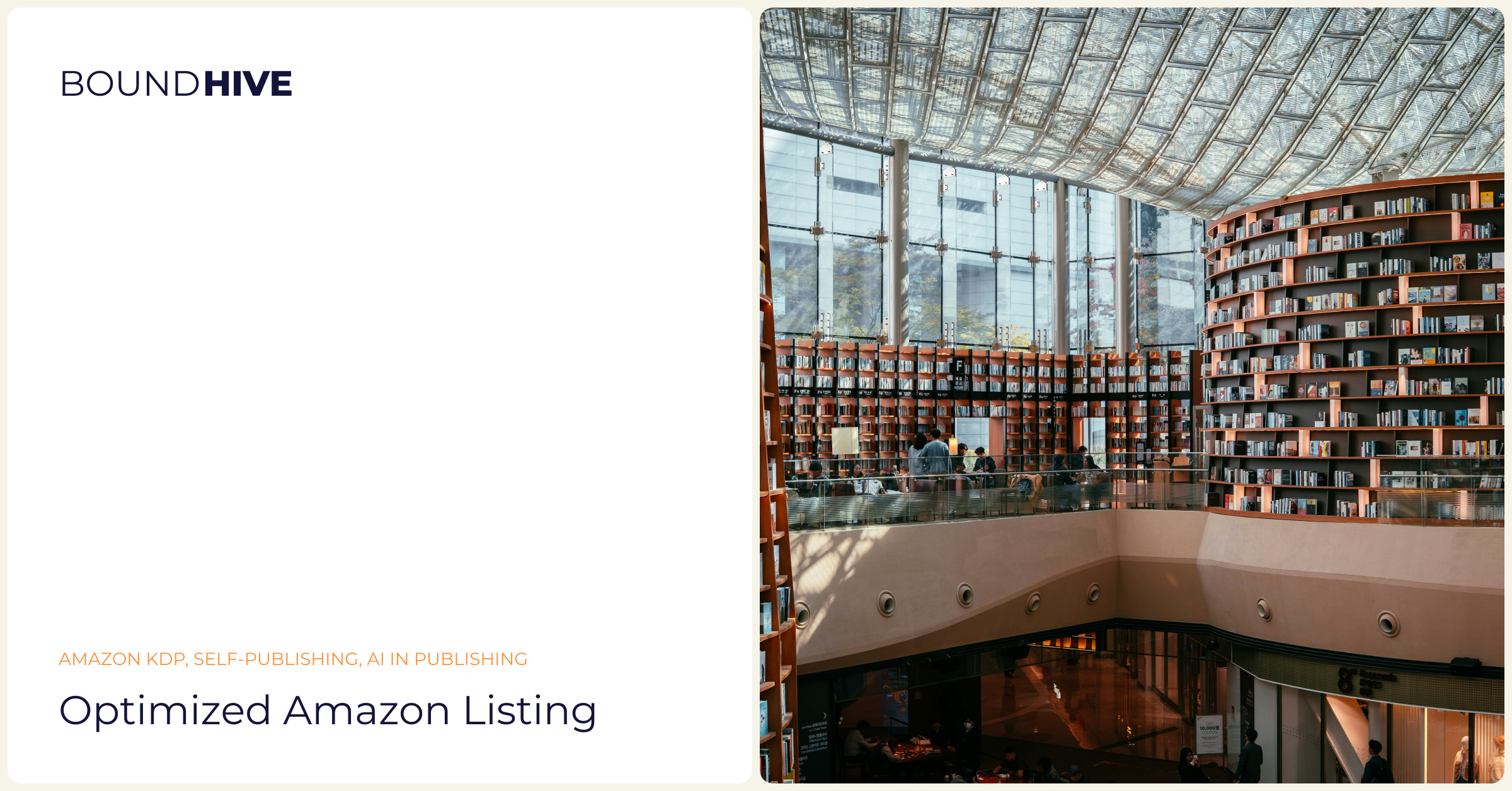 Optimized Amazon listing