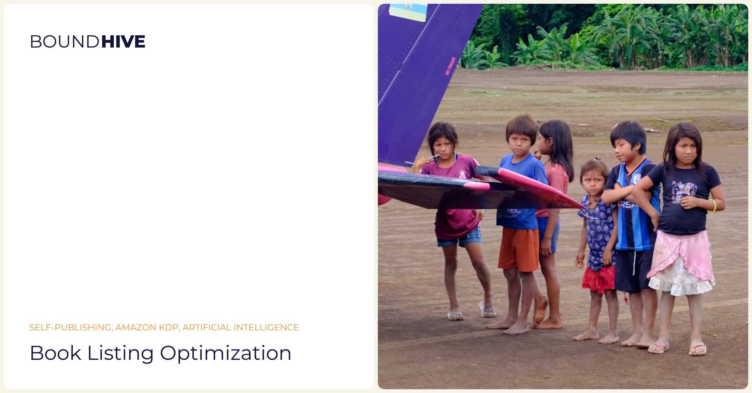 Optimized Amazon KDP listing Book listing optimization