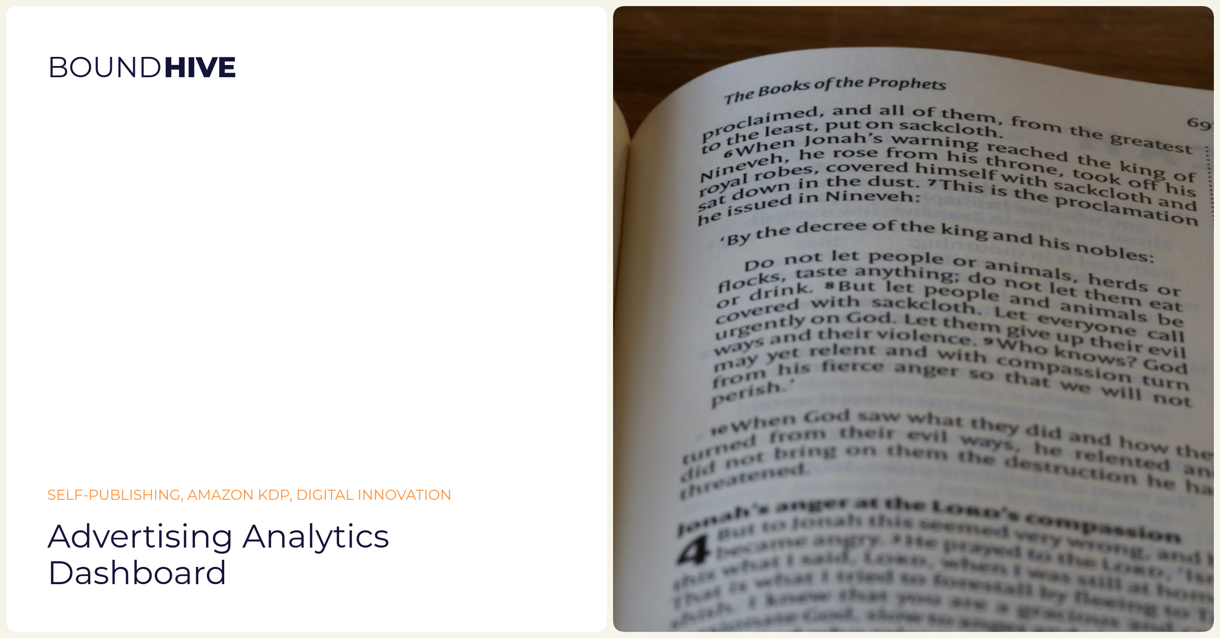 Advertising analytics dashboard
