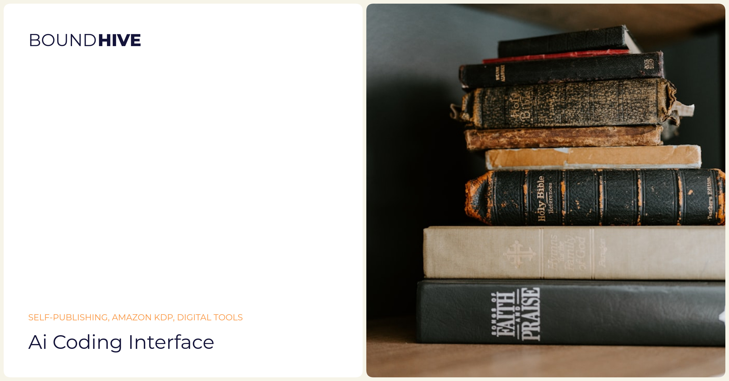 Advanced AI tools for manuscript development AI coding interface