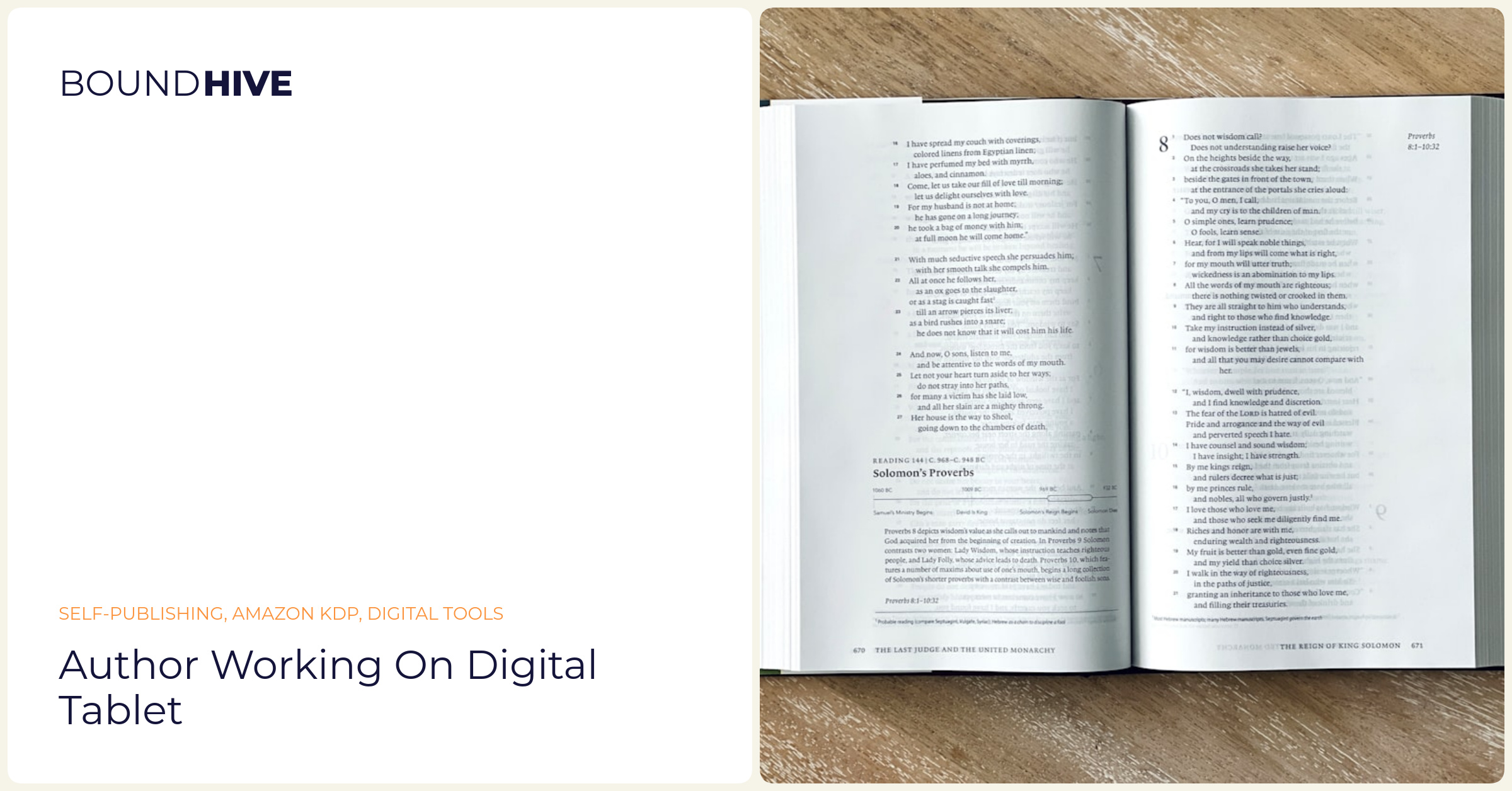 AI-powered editing tools for self-publishers Author working on digital tablet
